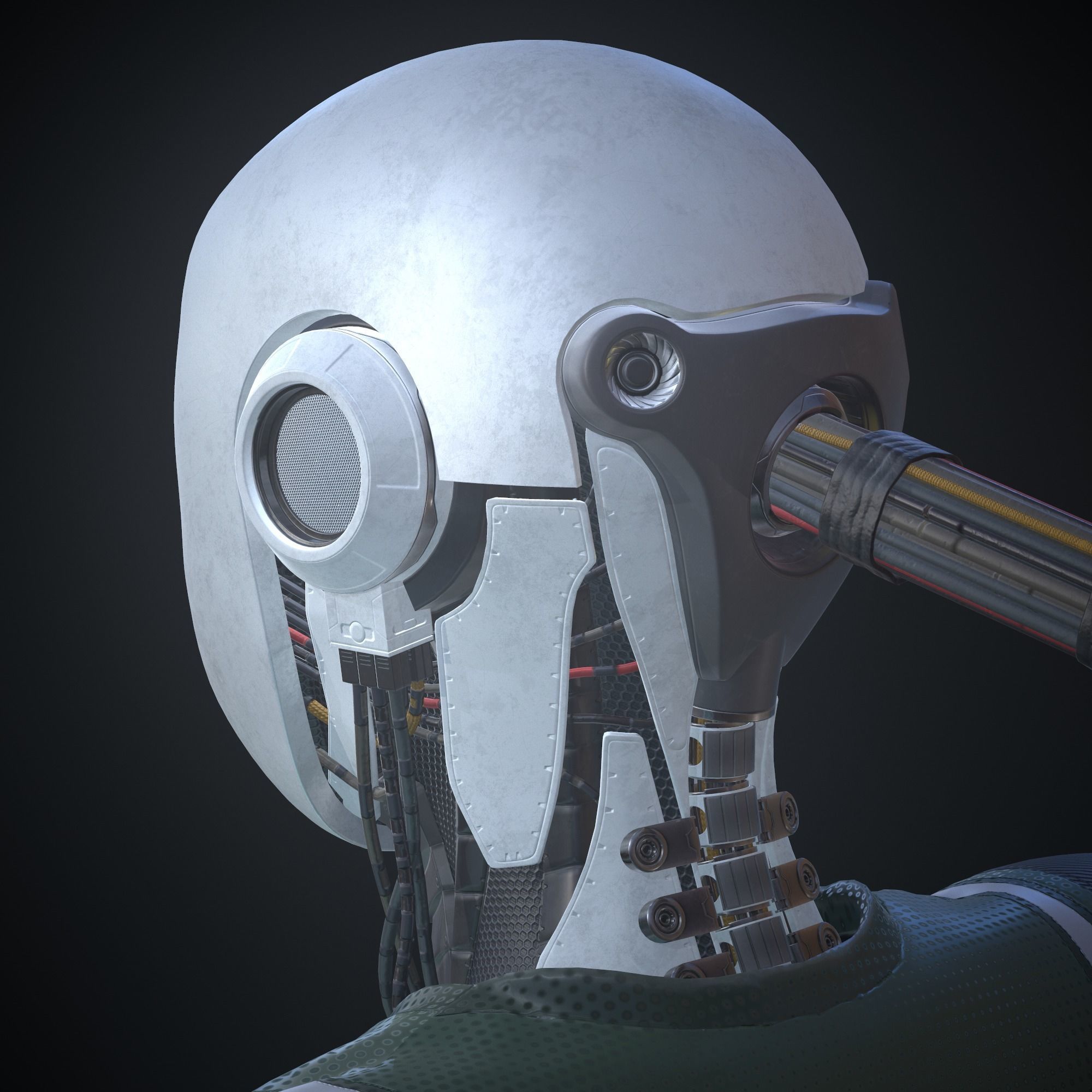 Sci-fi character - Robot 3D model_25