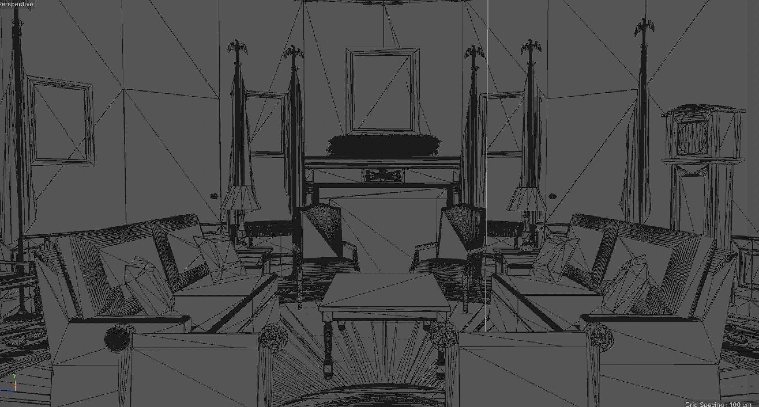 The Oval Office 3D model_7