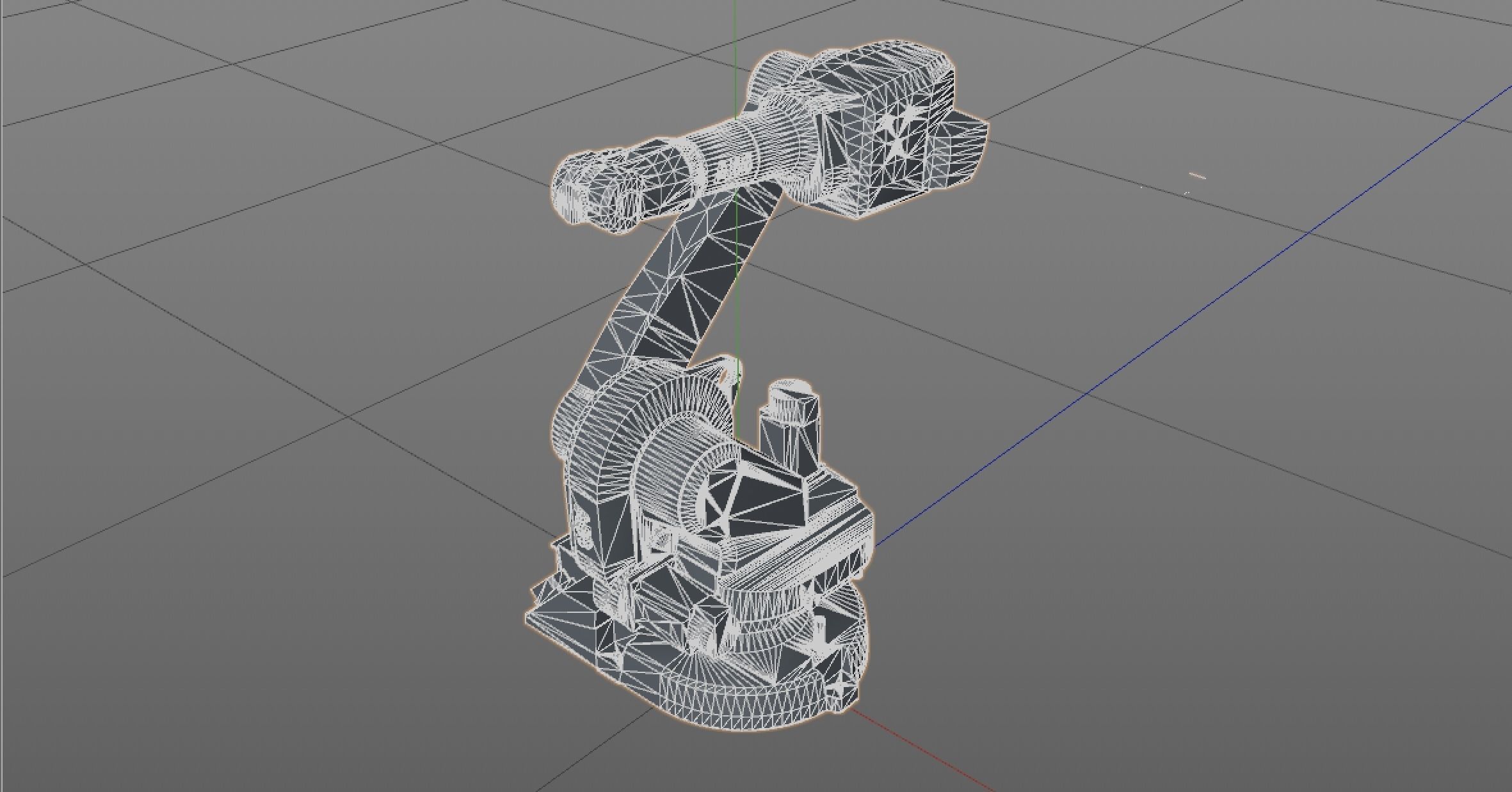 ABB Industry Robot IRB 1600 3D model_7