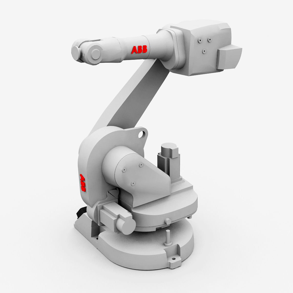 ABB Industry Robot IRB 1600 3D model_6