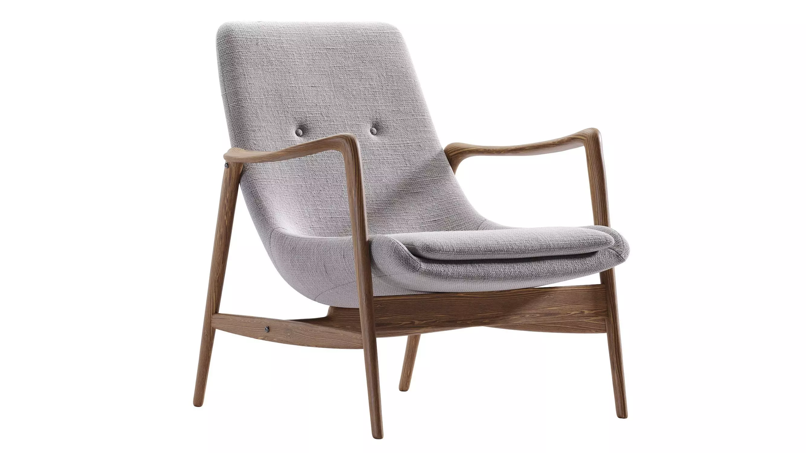 Vintage Lounge Chair by Rastad and Relling 3D model