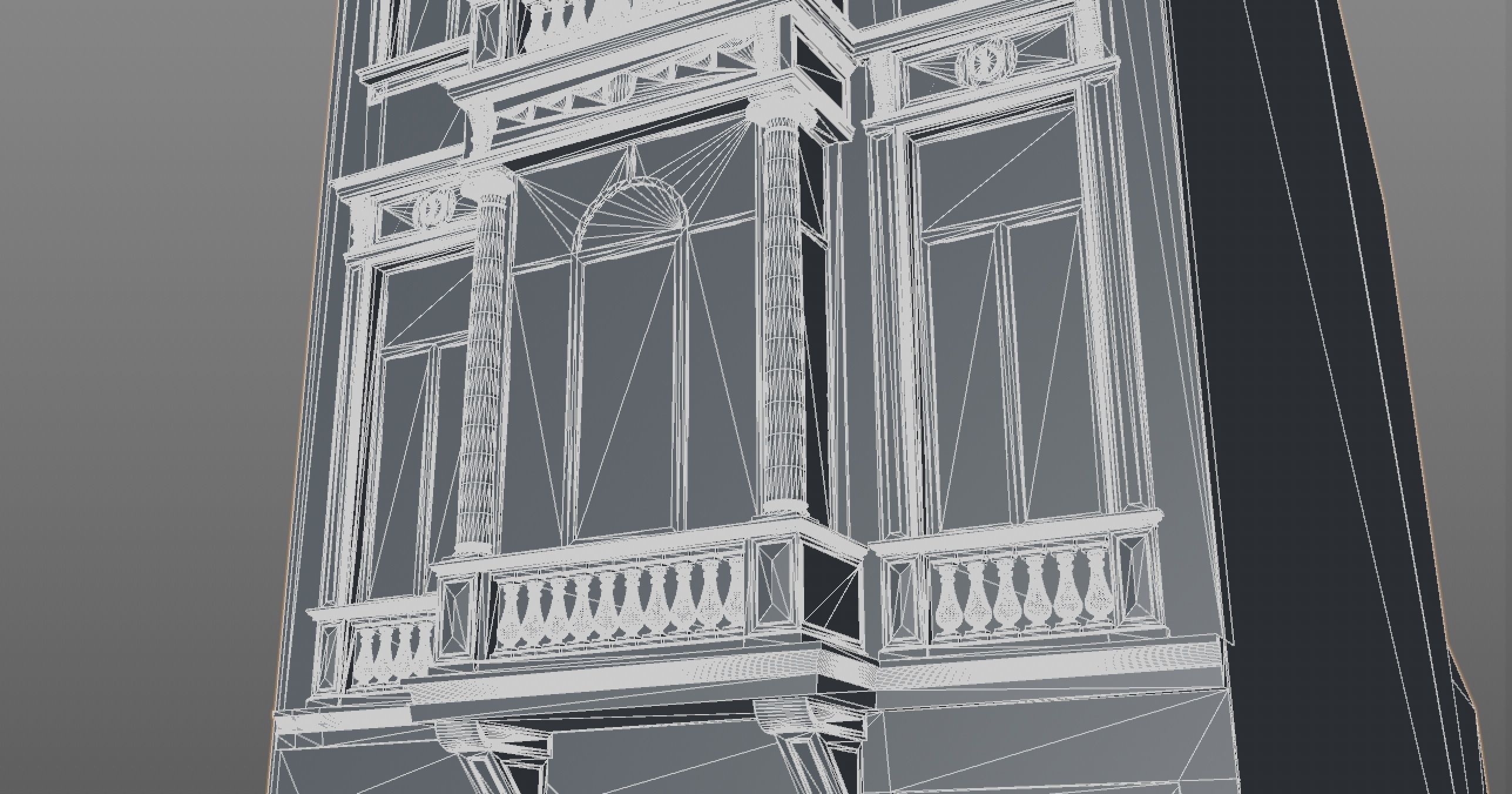 Classic Townhouse 3D model_6