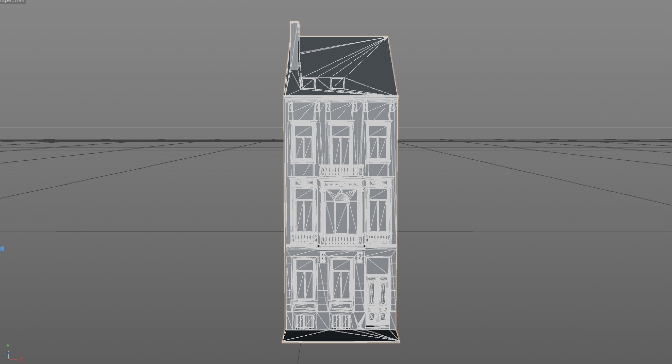 Classic Townhouse 3D model_8