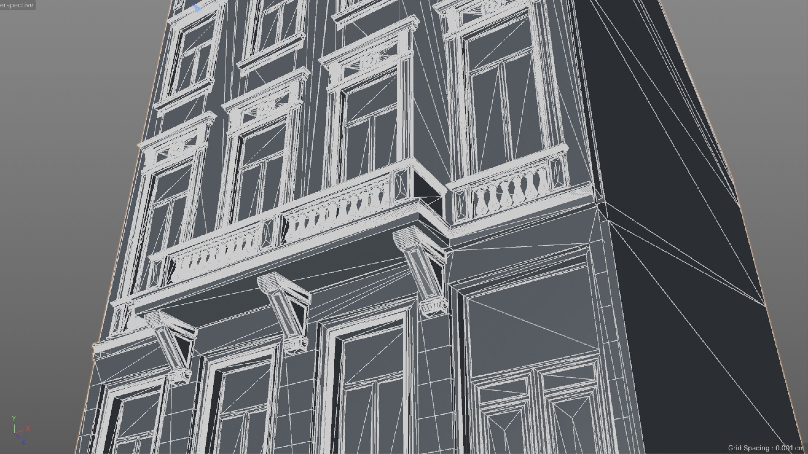 Classic Townhouse 3D model_7