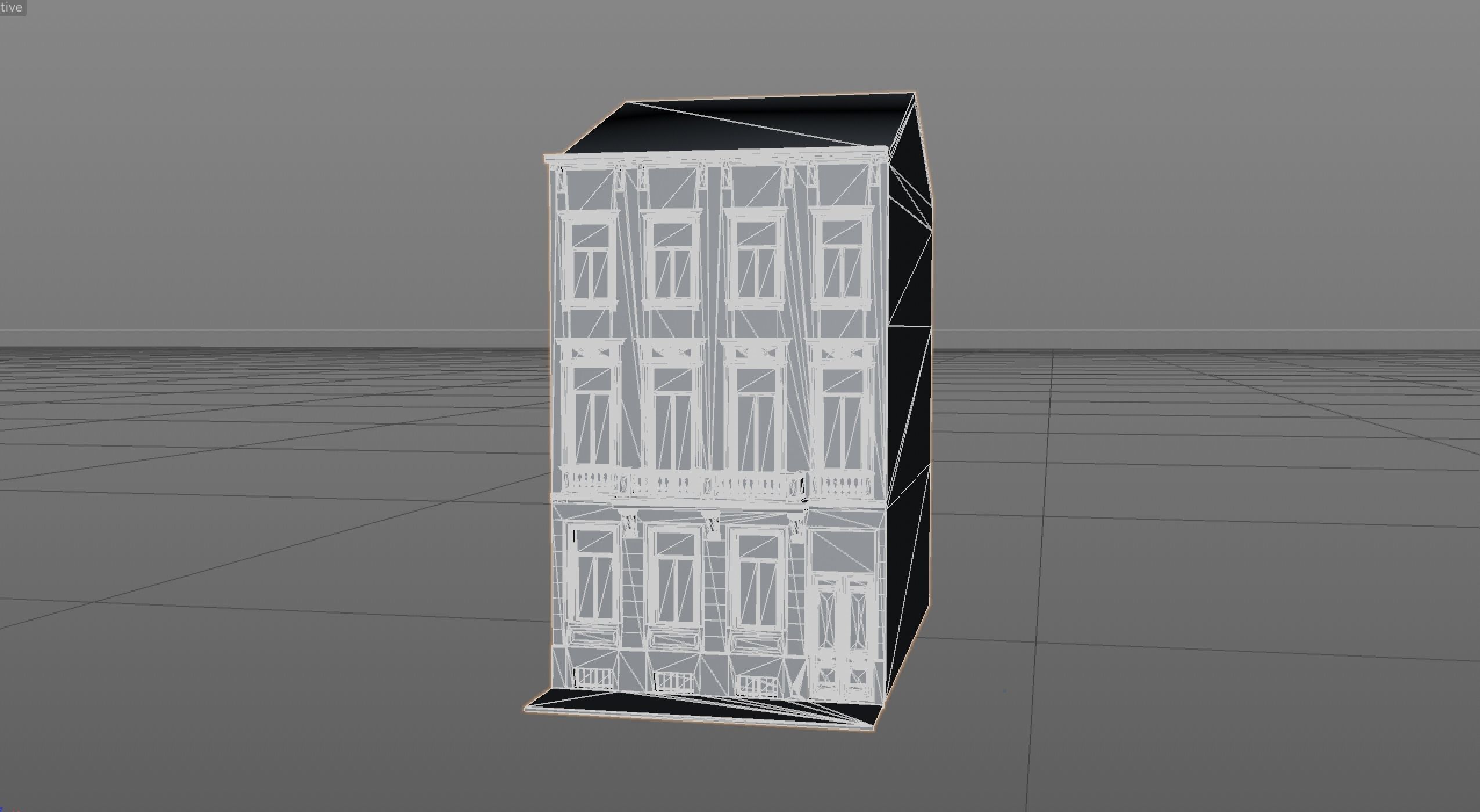 Classic Townhouse 3D model_6