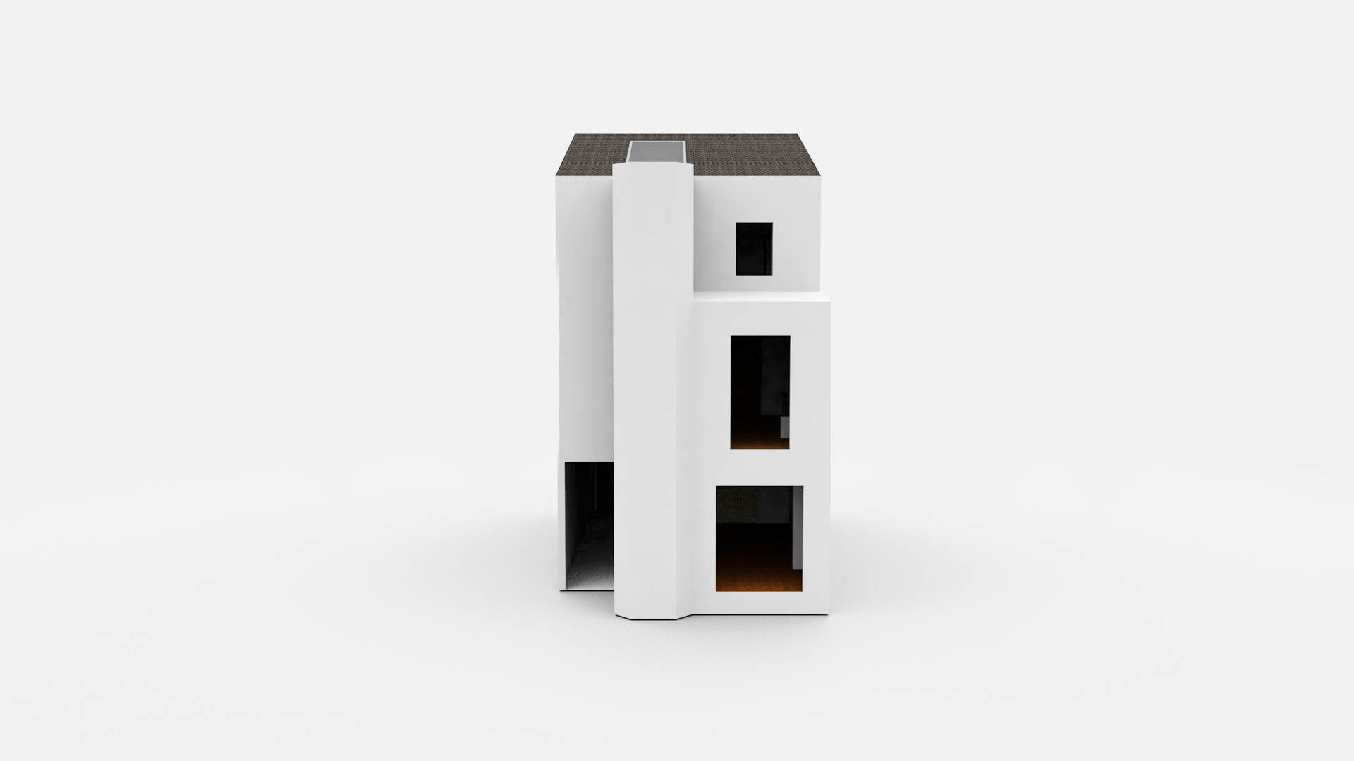 Classic Townhouse 3D model_5