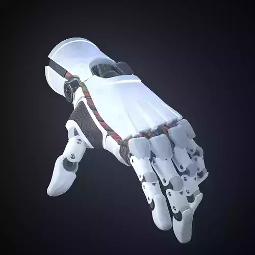 Sci-fi robotic hand 3D model