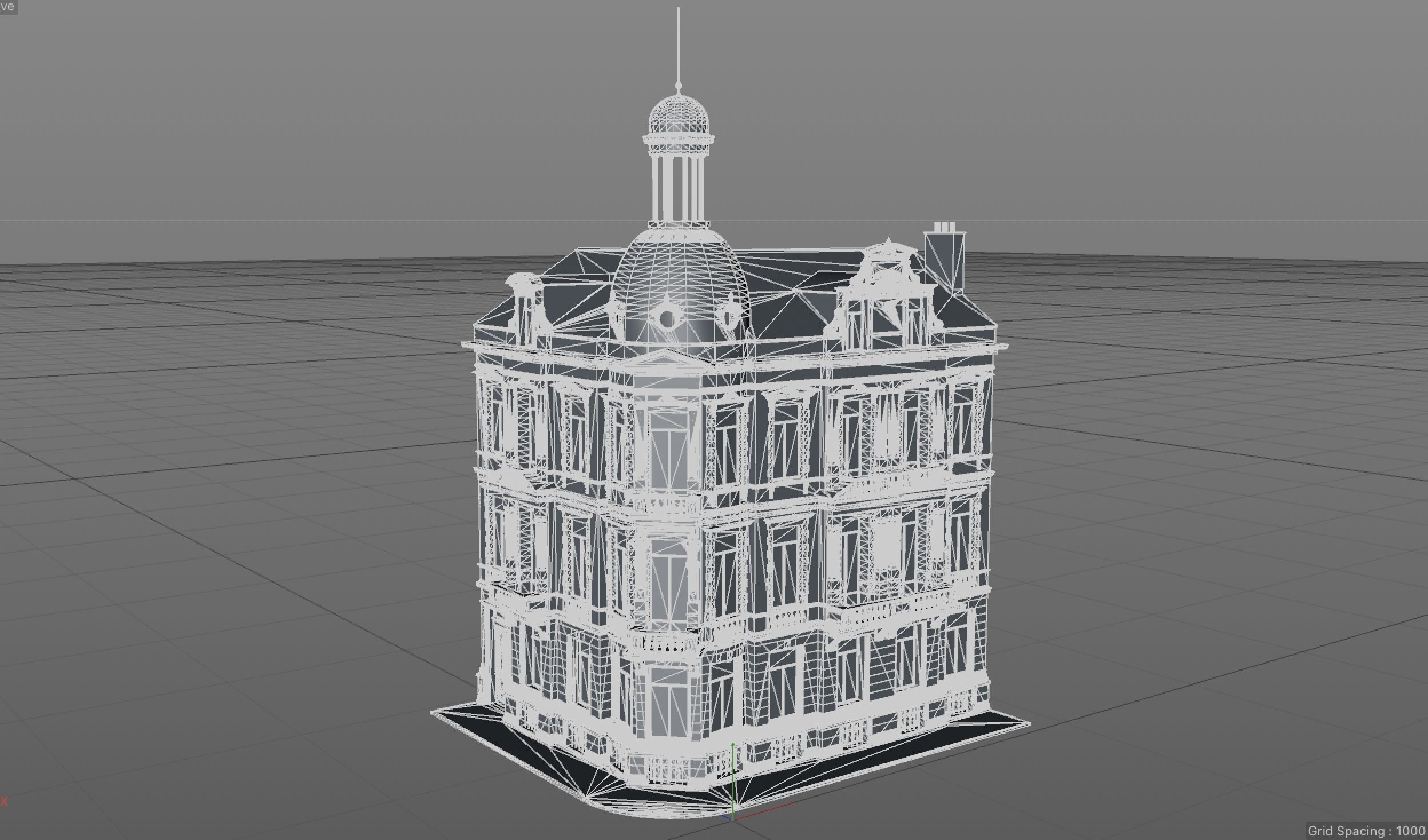 Classic Townhouse 3D model_7