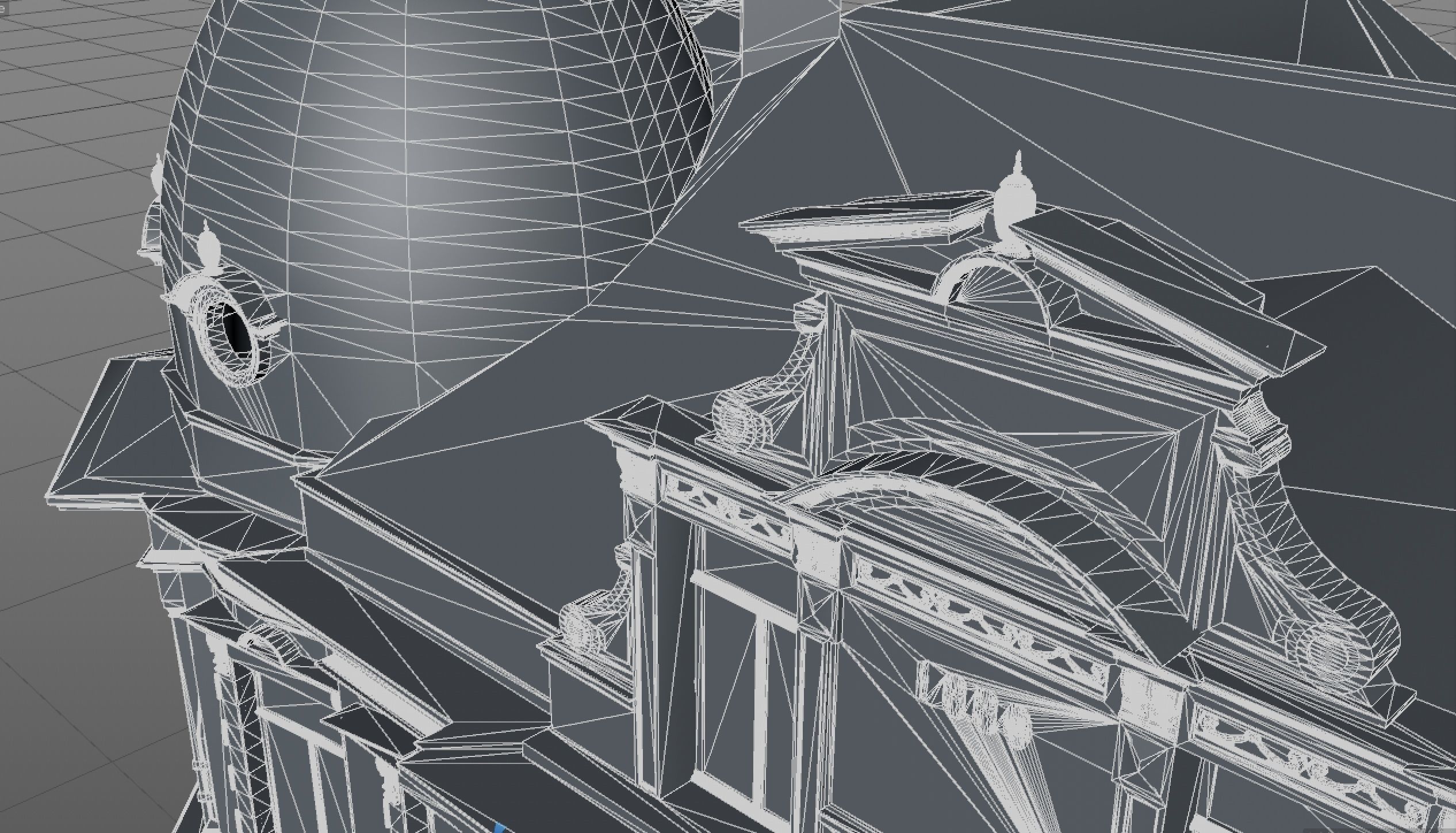 Classic Townhouse 3D model_9