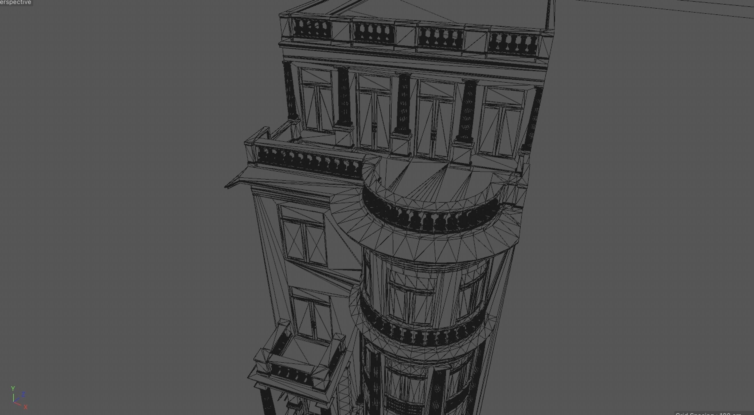 Classic Townhouse 3D model_7