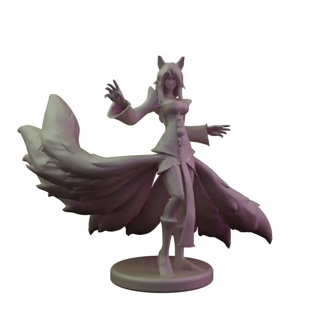 Ahri from League of Legends 3D print model_0