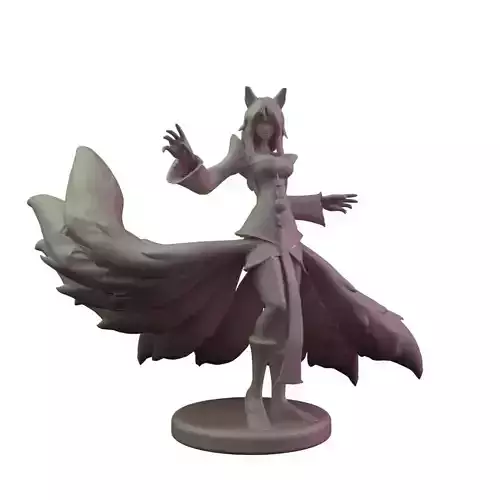 Ahri from League of Legends 3D print model