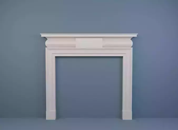 Georgian style fireplaces series No6 3D model