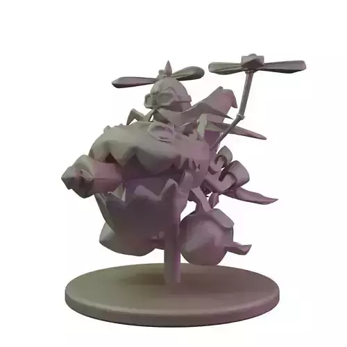 Corki from League of Legends 3D print model