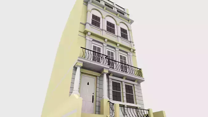 Classic Townhouse 3D model