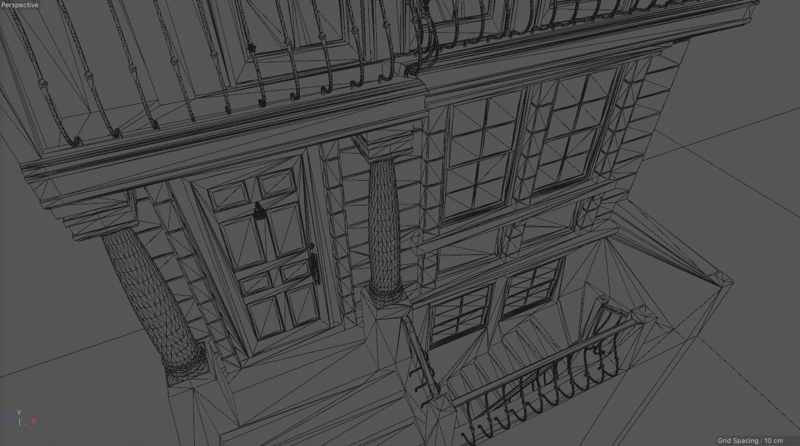 Classic Townhouse 3D model_9