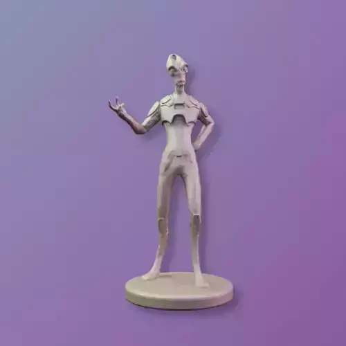 Salarian from Mass Effect 3D print model