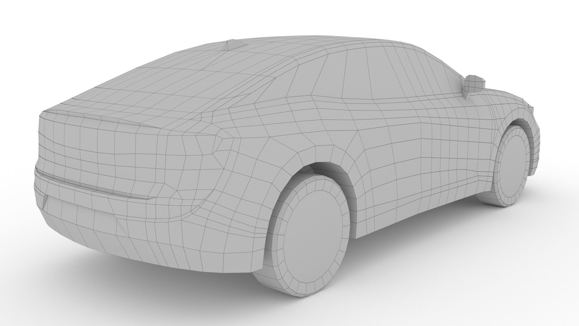 Toyota Crown 2023 Low-poly 3D model_9