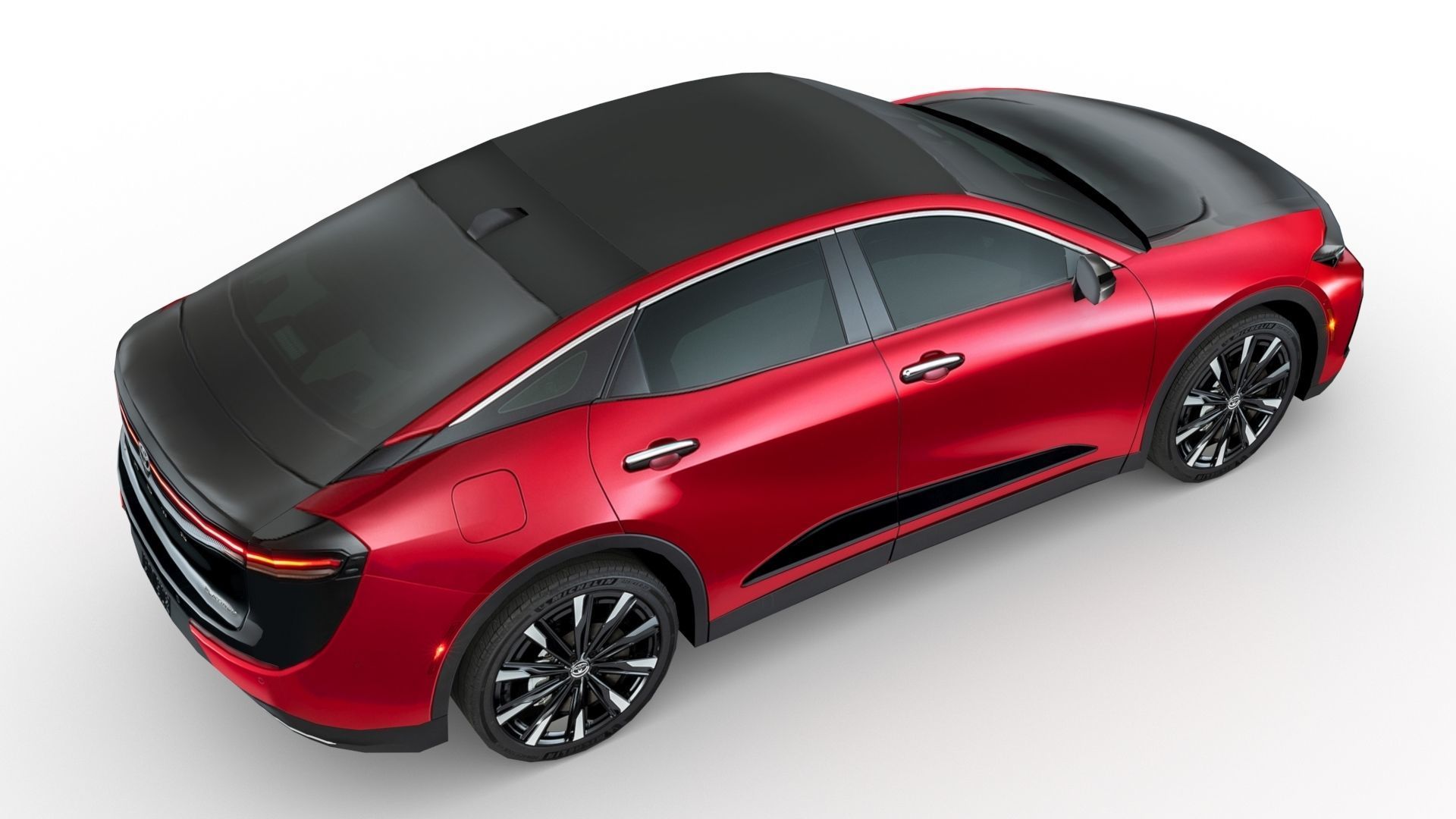 Toyota Crown 2023 Low-poly 3D model_7