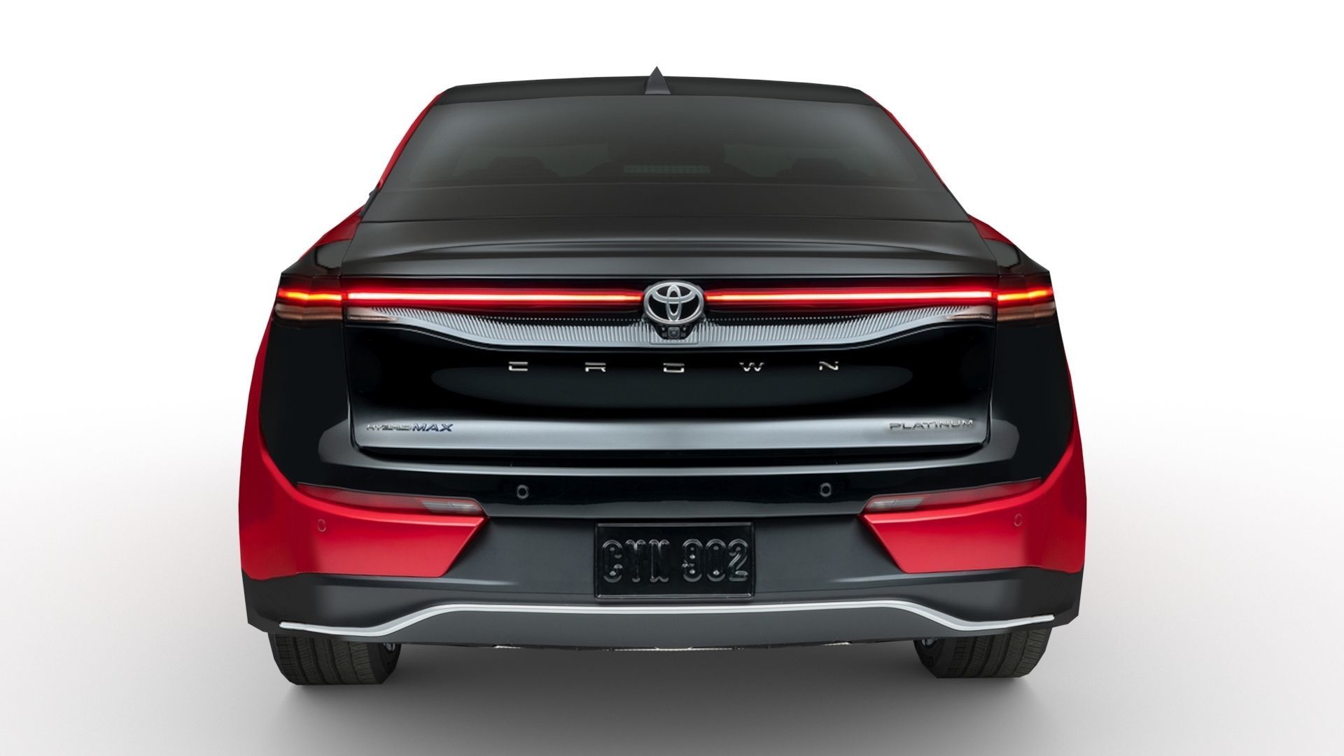 Toyota Crown 2023 Low-poly 3D model_4