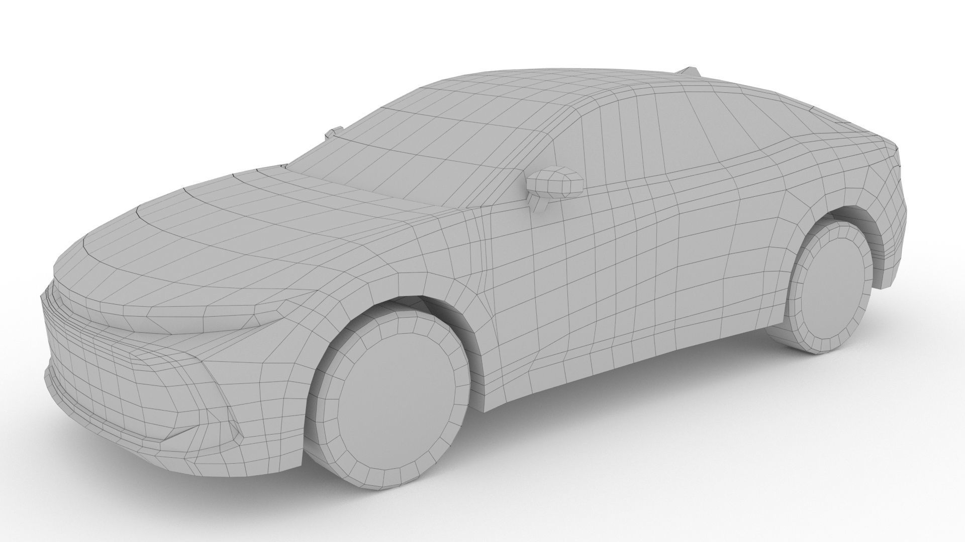 Toyota Crown 2023 Low-poly 3D model_8