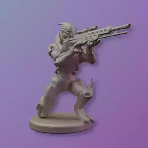 Turian from Mass Effect 3D print model