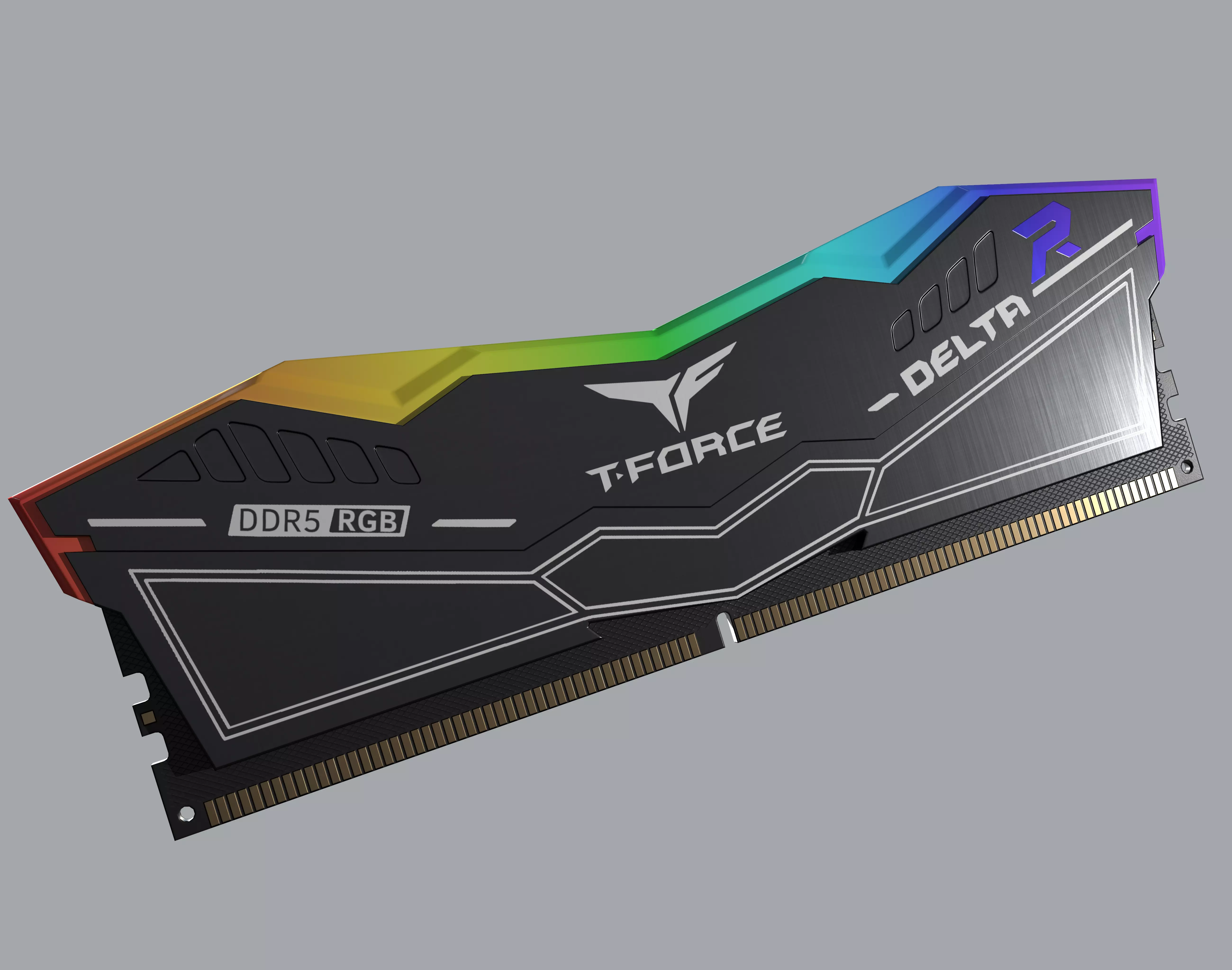 TEAMGROUP T-Force Delta RGB DDR5 RAM Low-poly 3D model_0