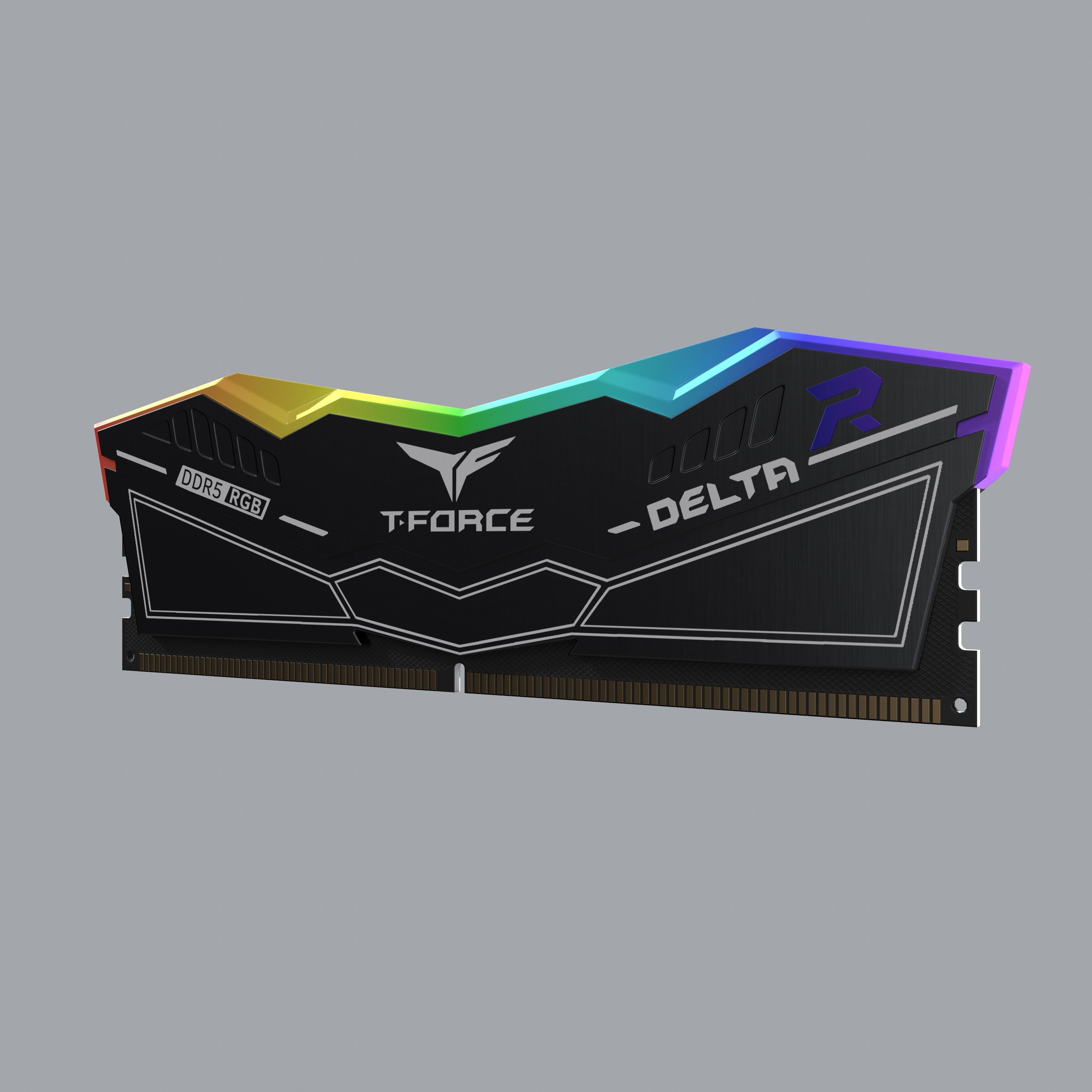 TEAMGROUP T-Force Delta RGB DDR5 RAM Low-poly 3D model_7