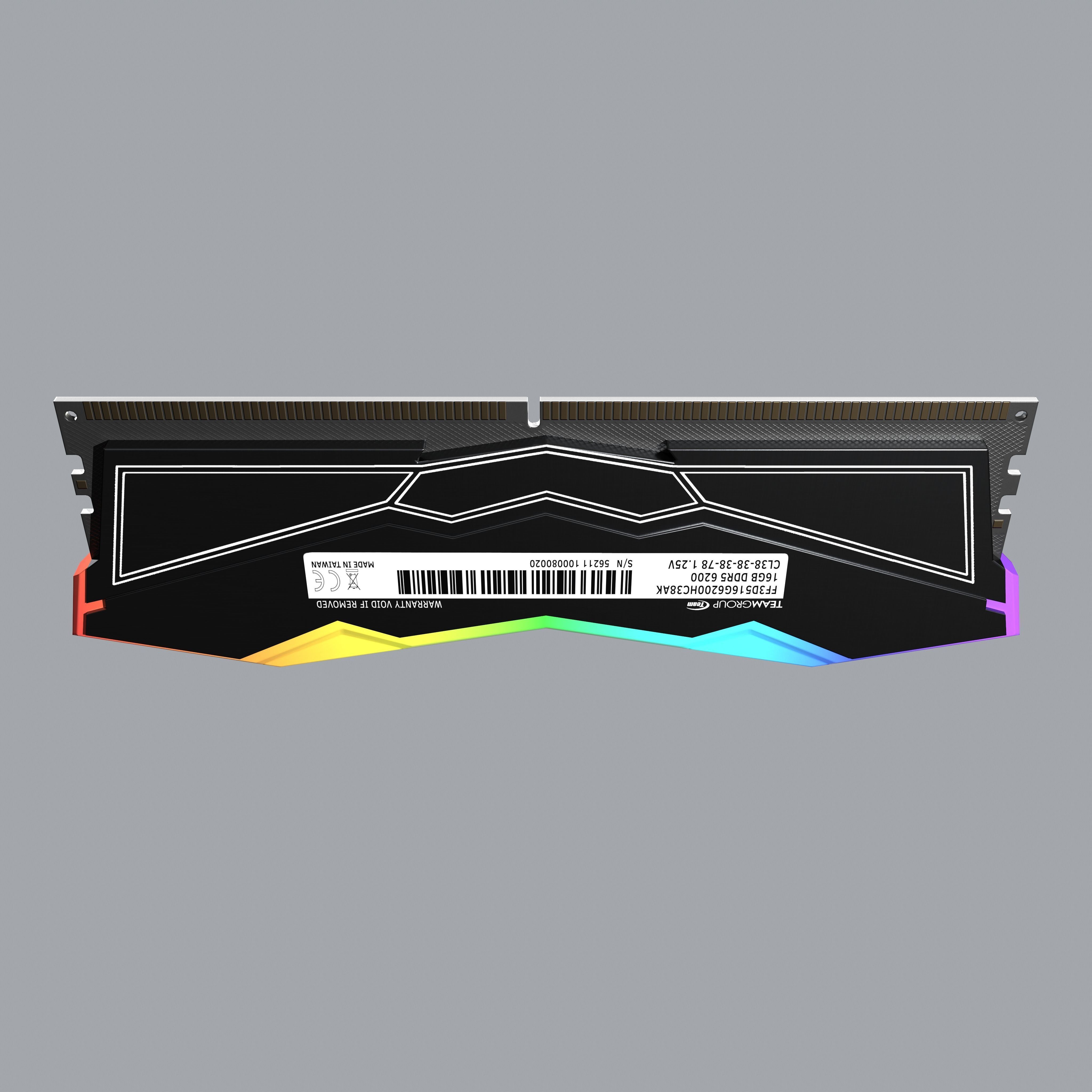TEAMGROUP T-Force Delta RGB DDR5 RAM Low-poly 3D model_15