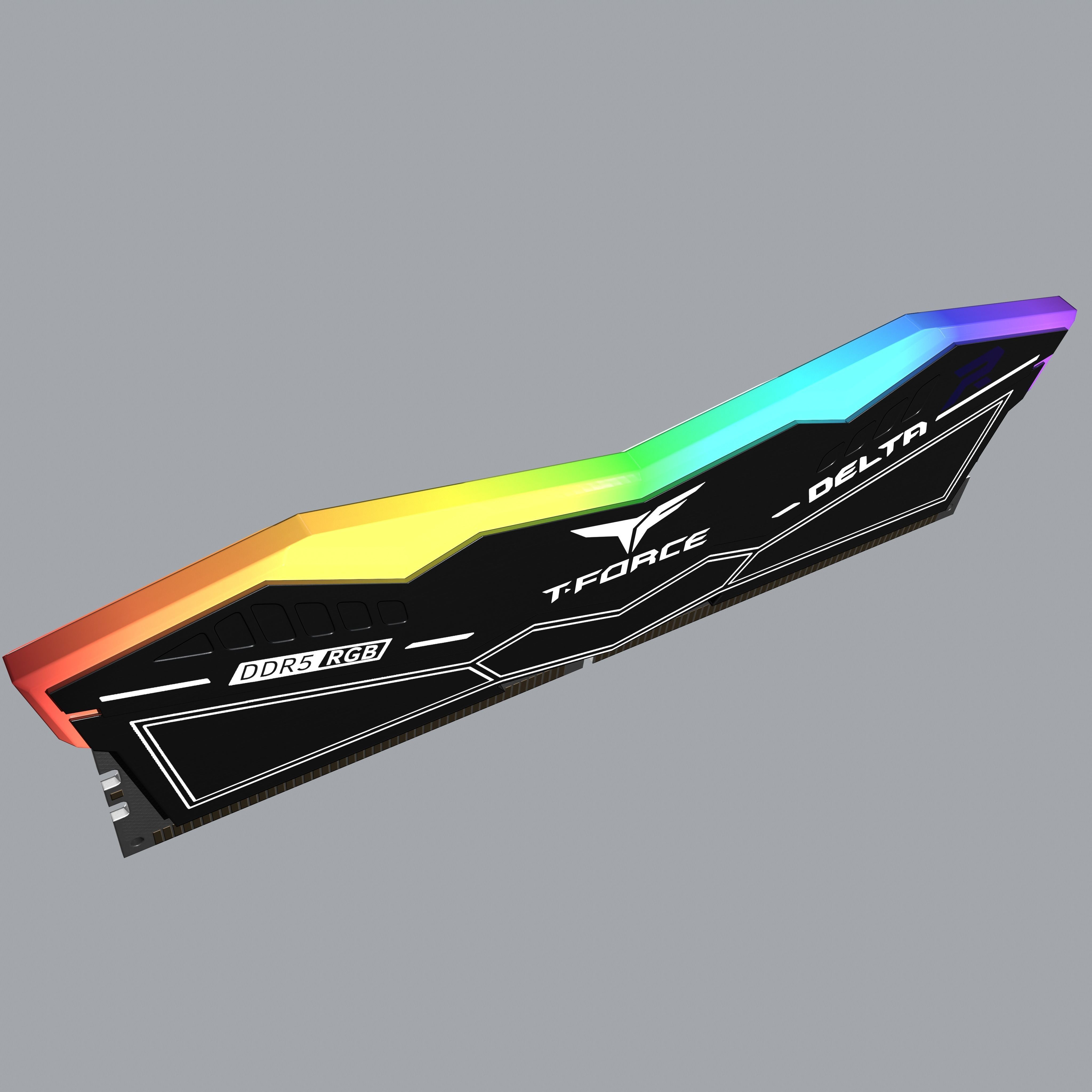 TEAMGROUP T-Force Delta RGB DDR5 RAM Low-poly 3D model_19