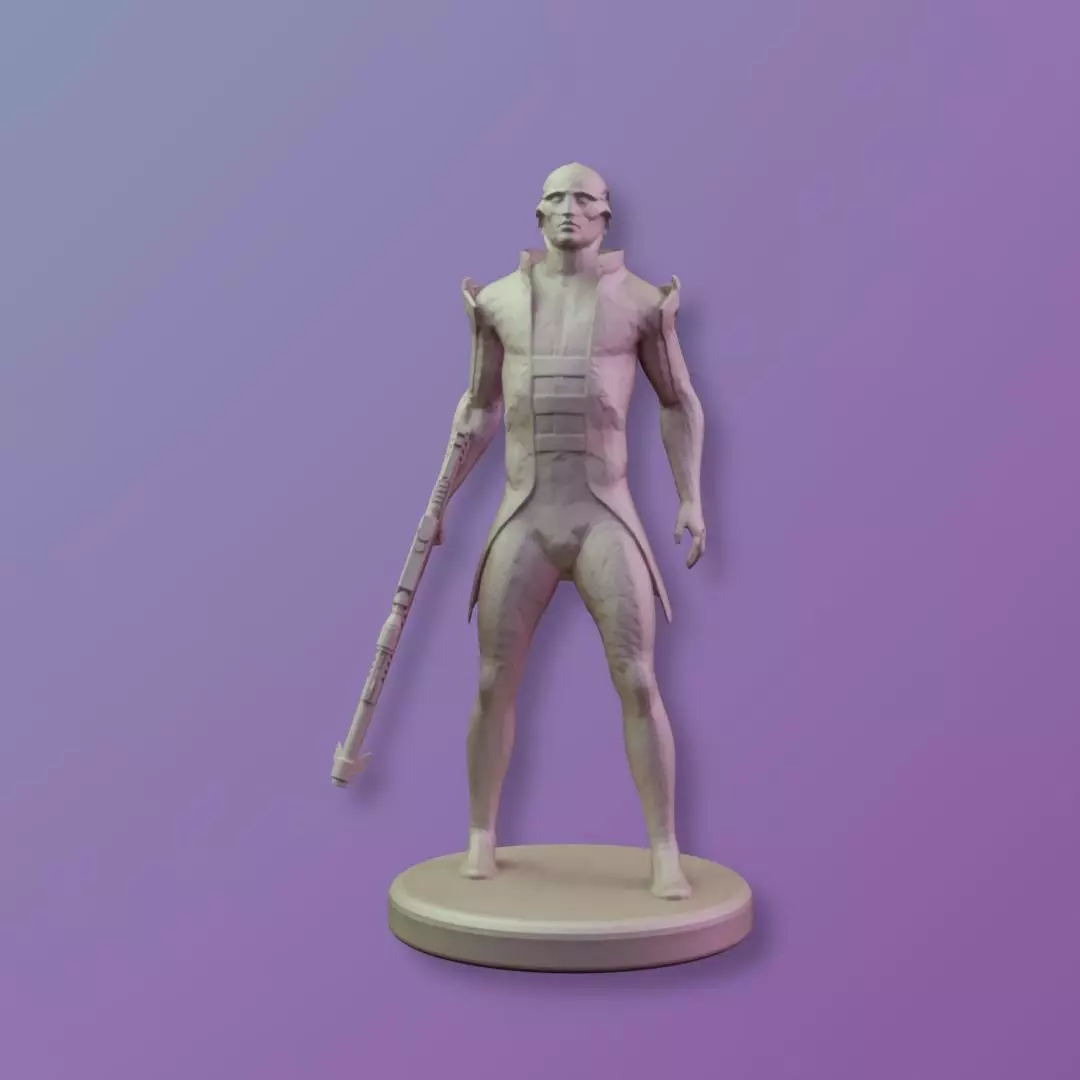 Drell from Mass Effect 3D print model_0