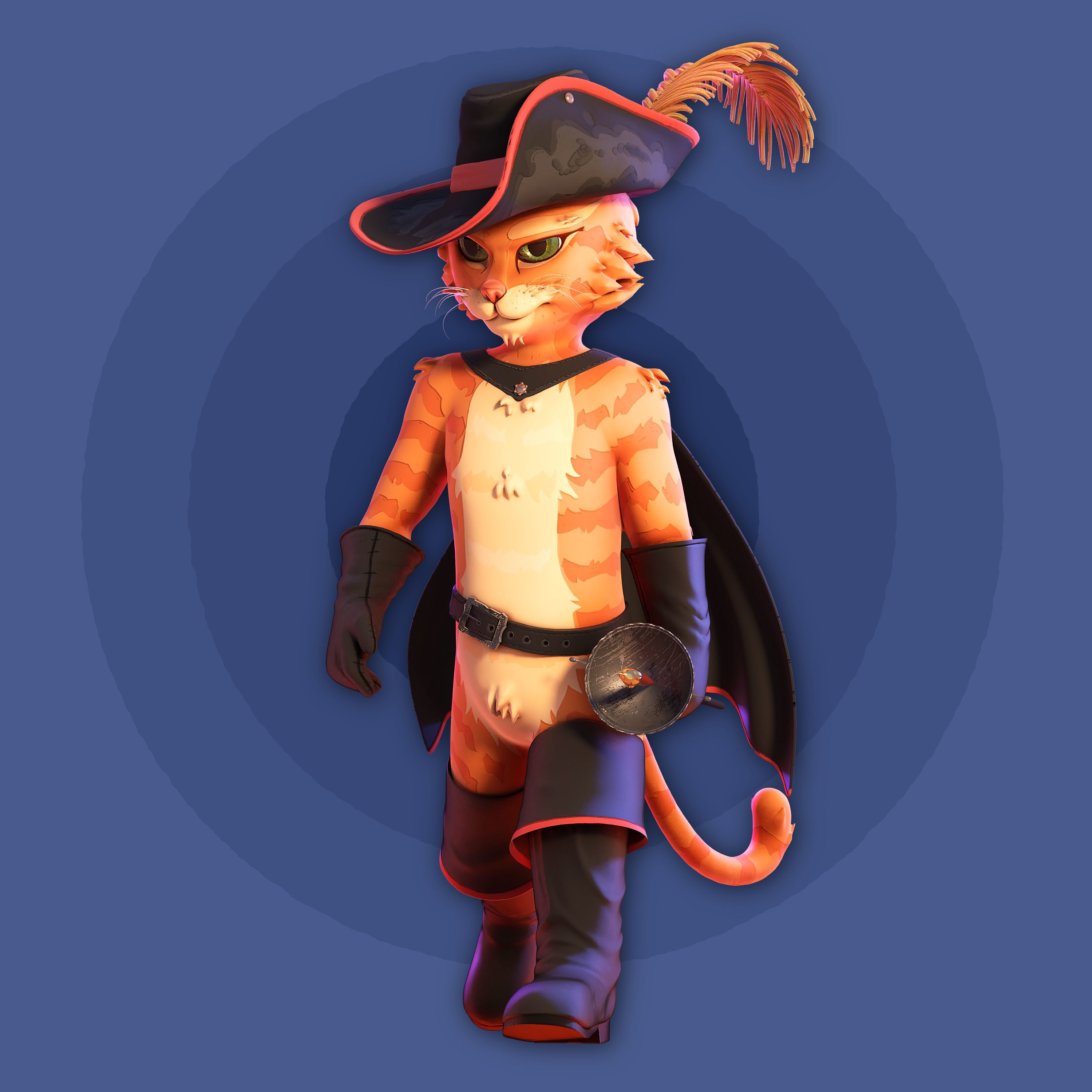 Puss in boots - Il gatto con gli stivali 3D print model_2