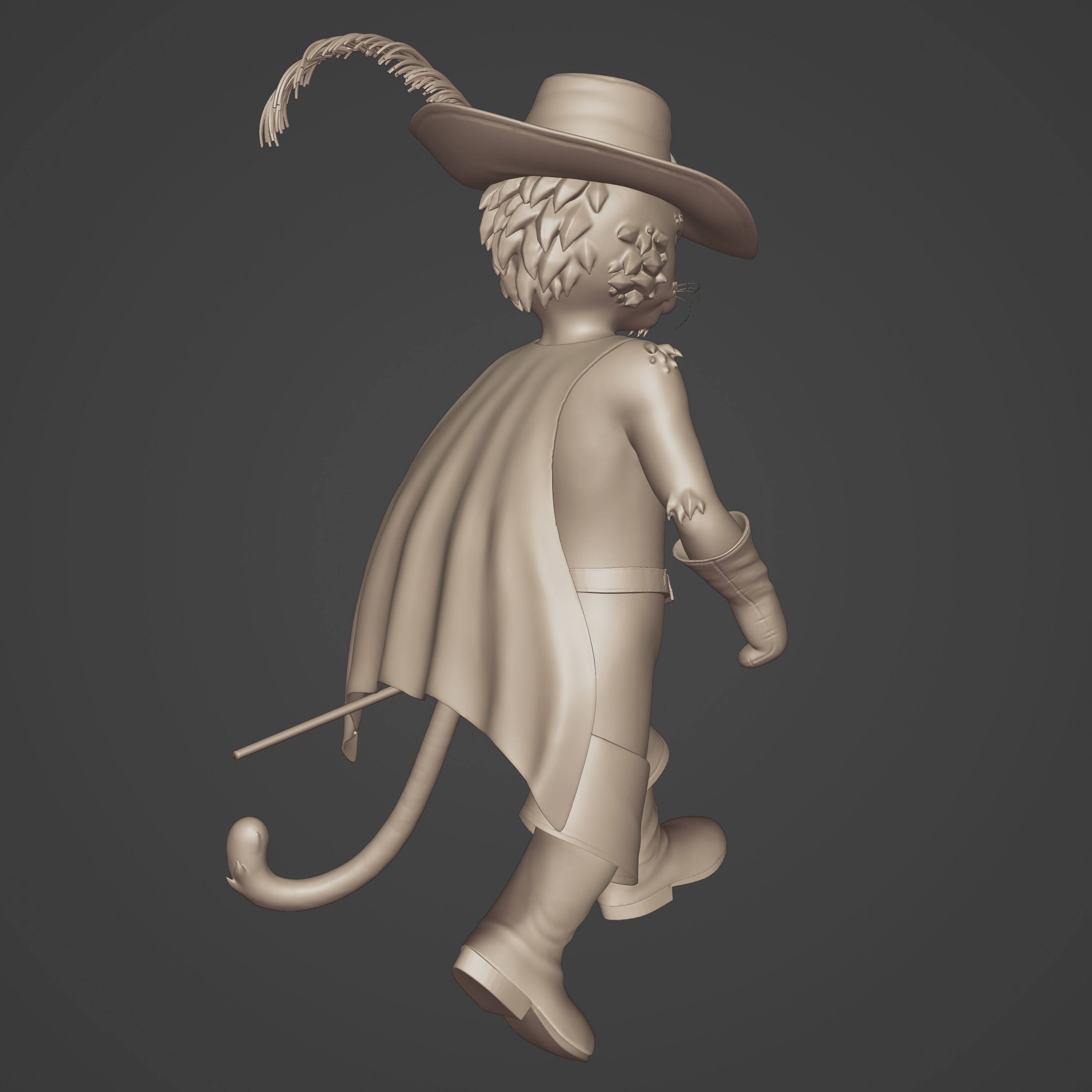 Puss in boots - Il gatto con gli stivali 3D print model_6