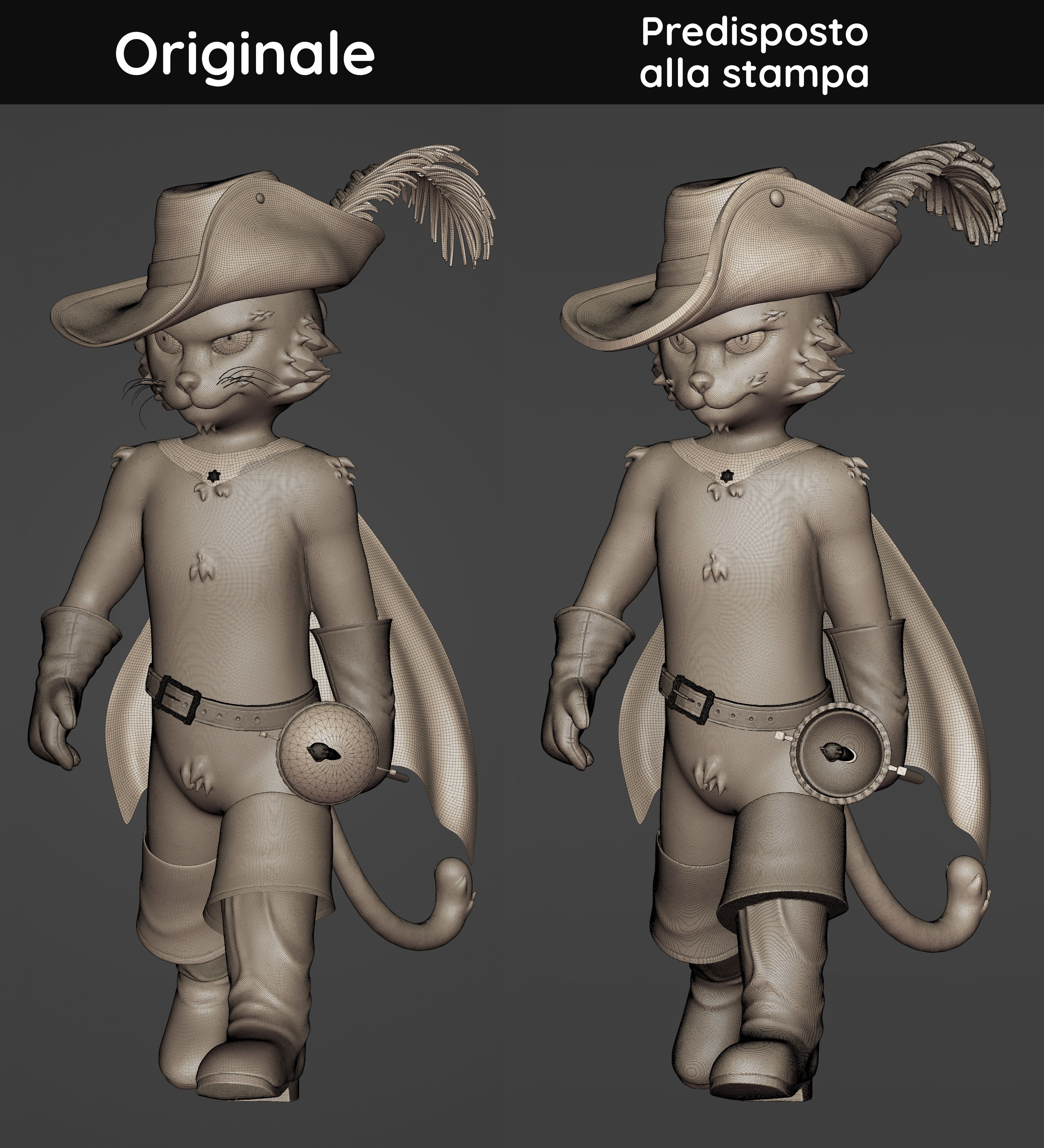 Puss in boots - Il gatto con gli stivali 3D print model_7