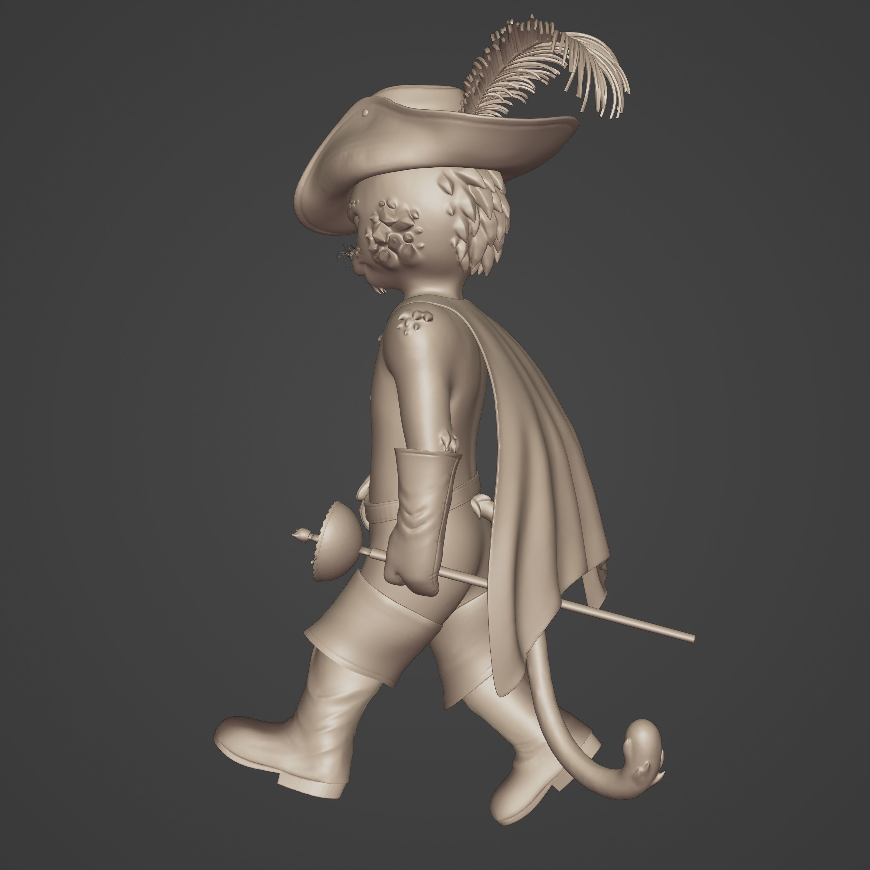 Puss in boots - Il gatto con gli stivali 3D print model_5