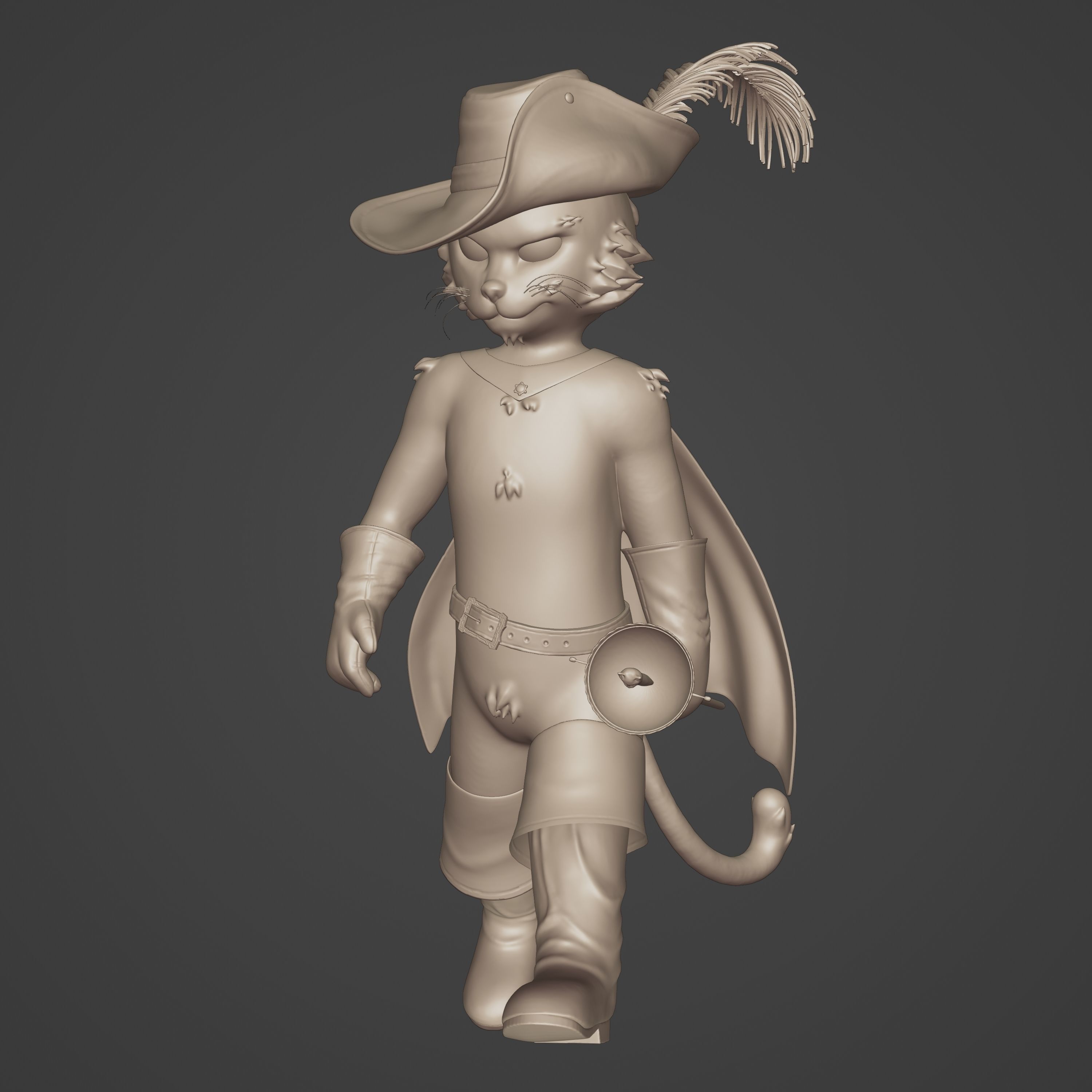 Puss in boots - Il gatto con gli stivali 3D print model_4