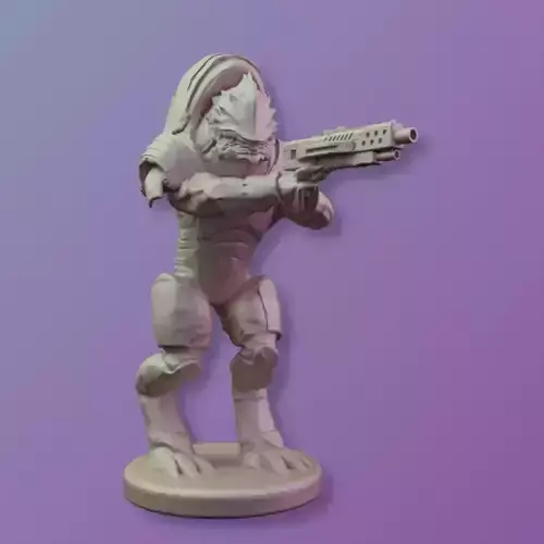 Krogan from Mass Effect 3D print model