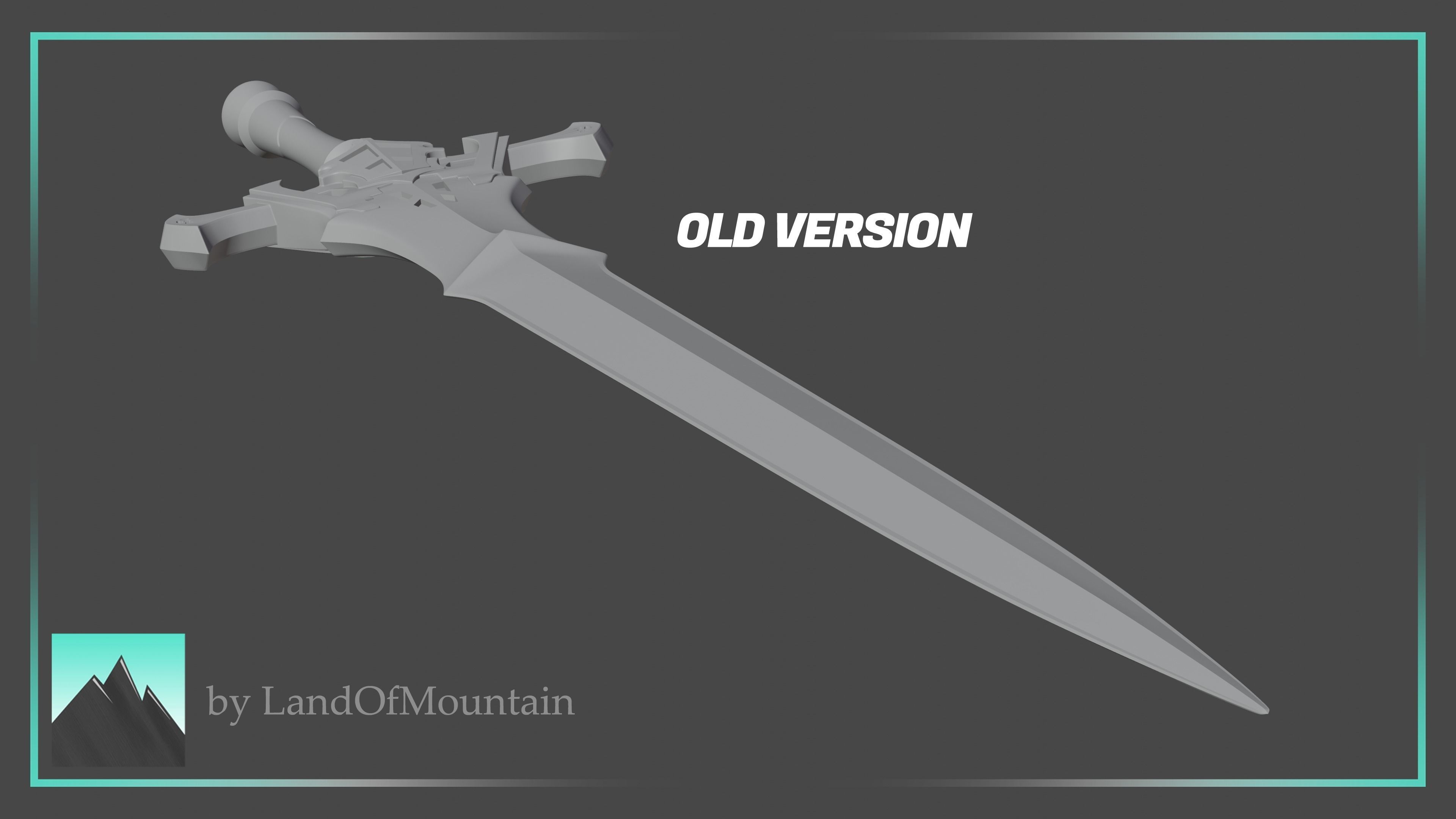 Final Fantasy XVI - Clive Rosfield - Invictus Sword 3D print model_16