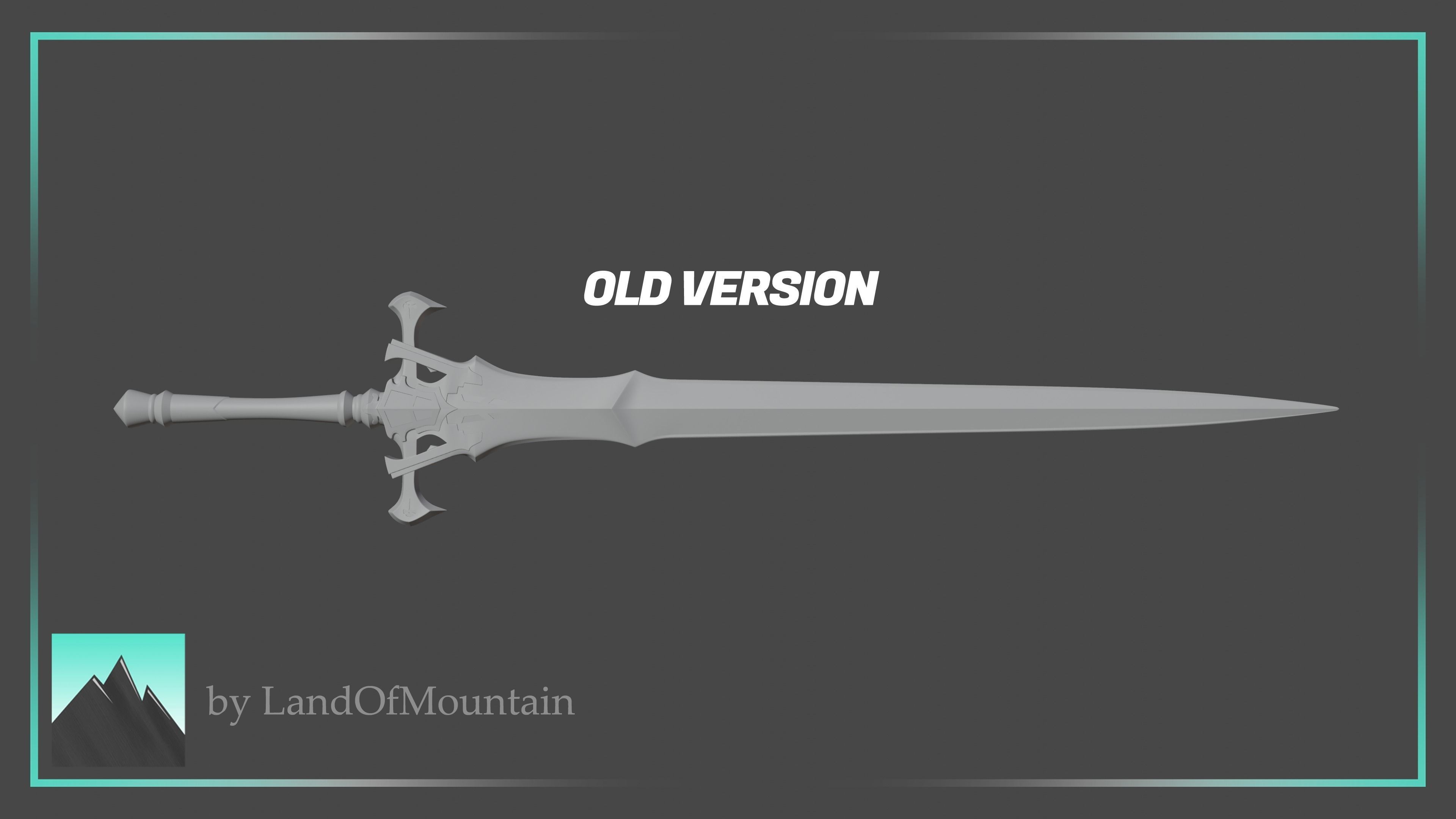 Final Fantasy XVI - Clive Rosfield - Invictus Sword 3D print model_14