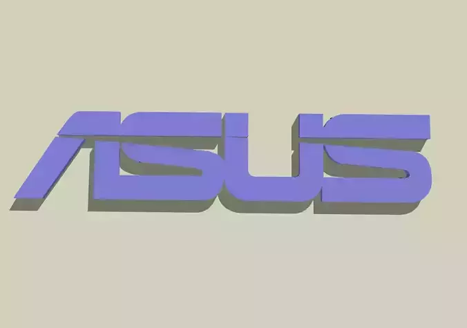 Asus Logo 3D print model