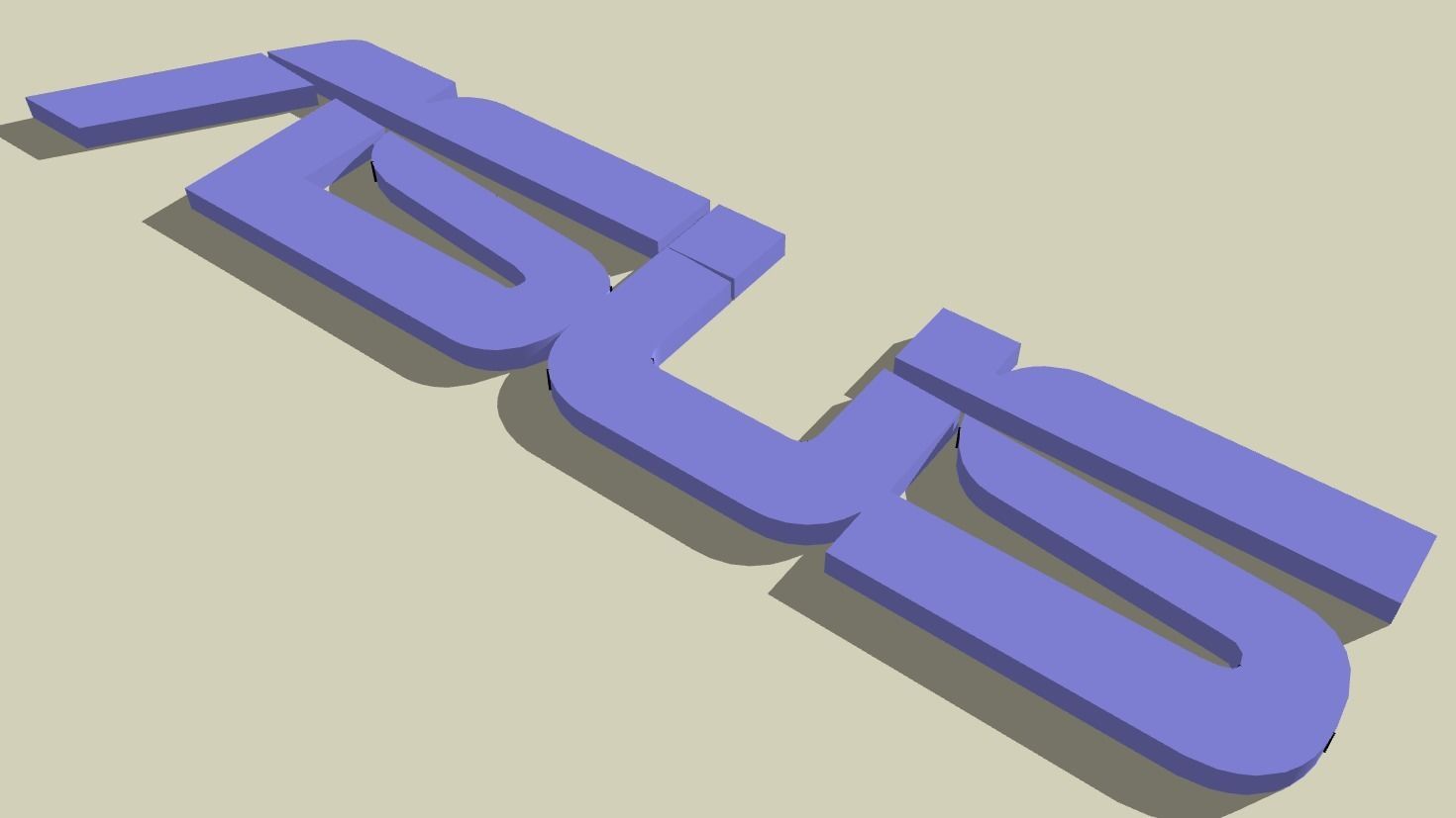 Asus Logo 3D print model_4