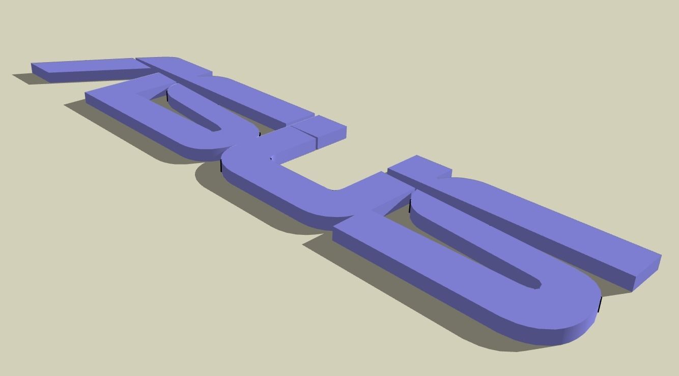 Asus Logo 3D print model_1