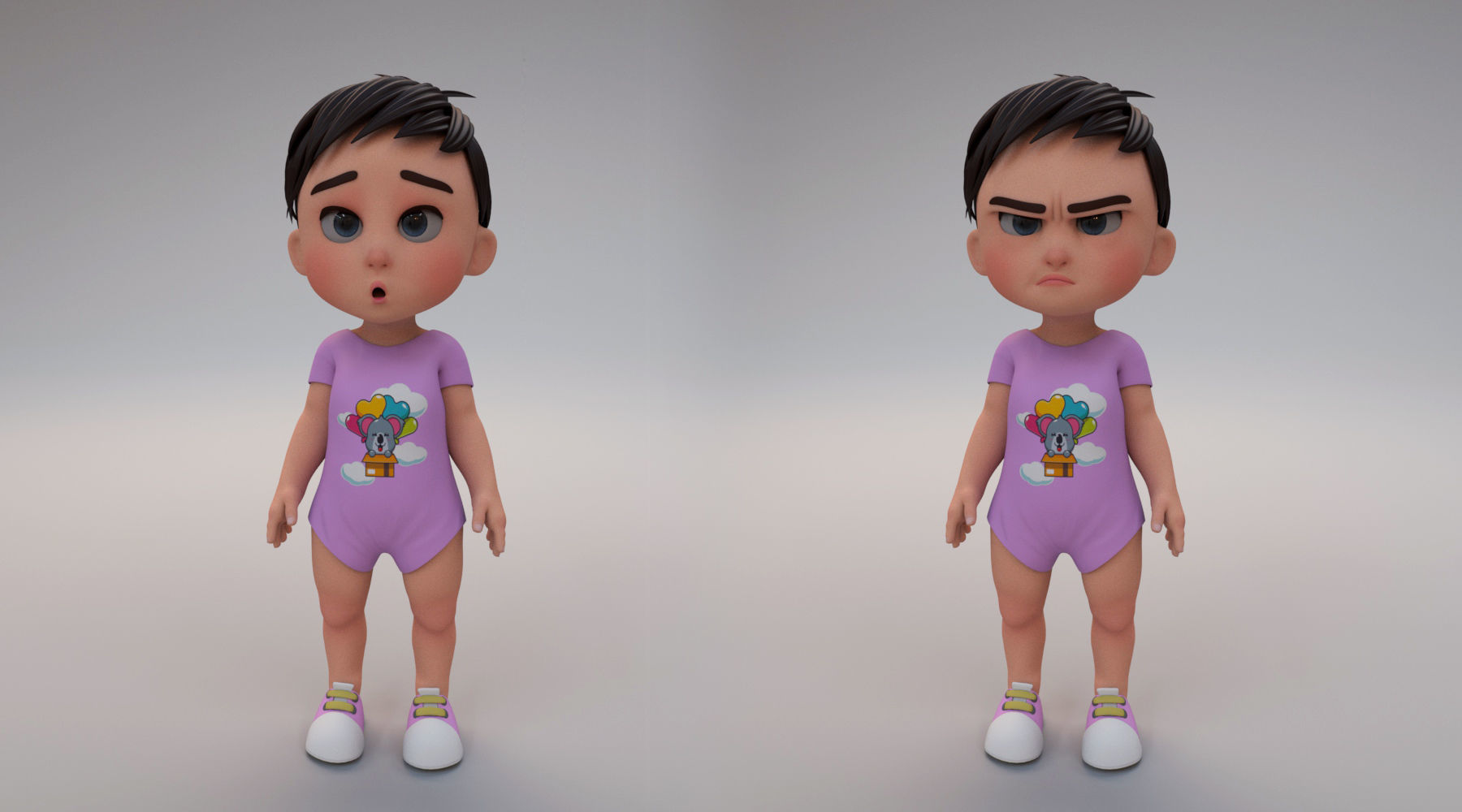 baby boy 3D model_3