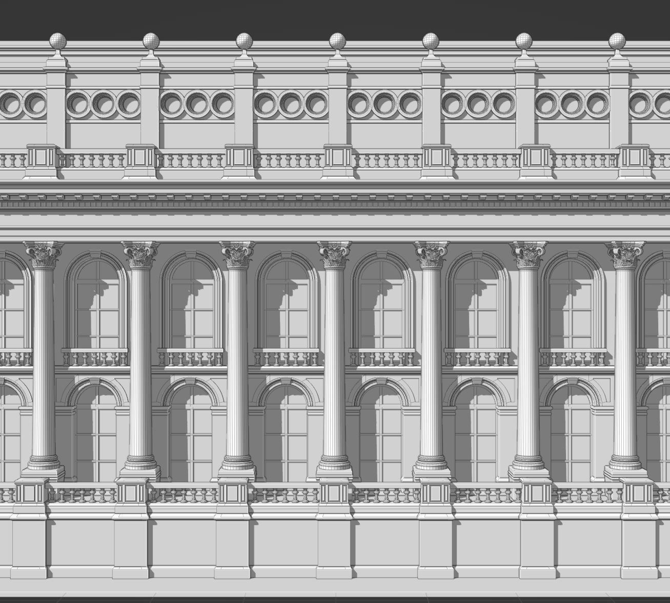 Historic Public Building 3D model_17