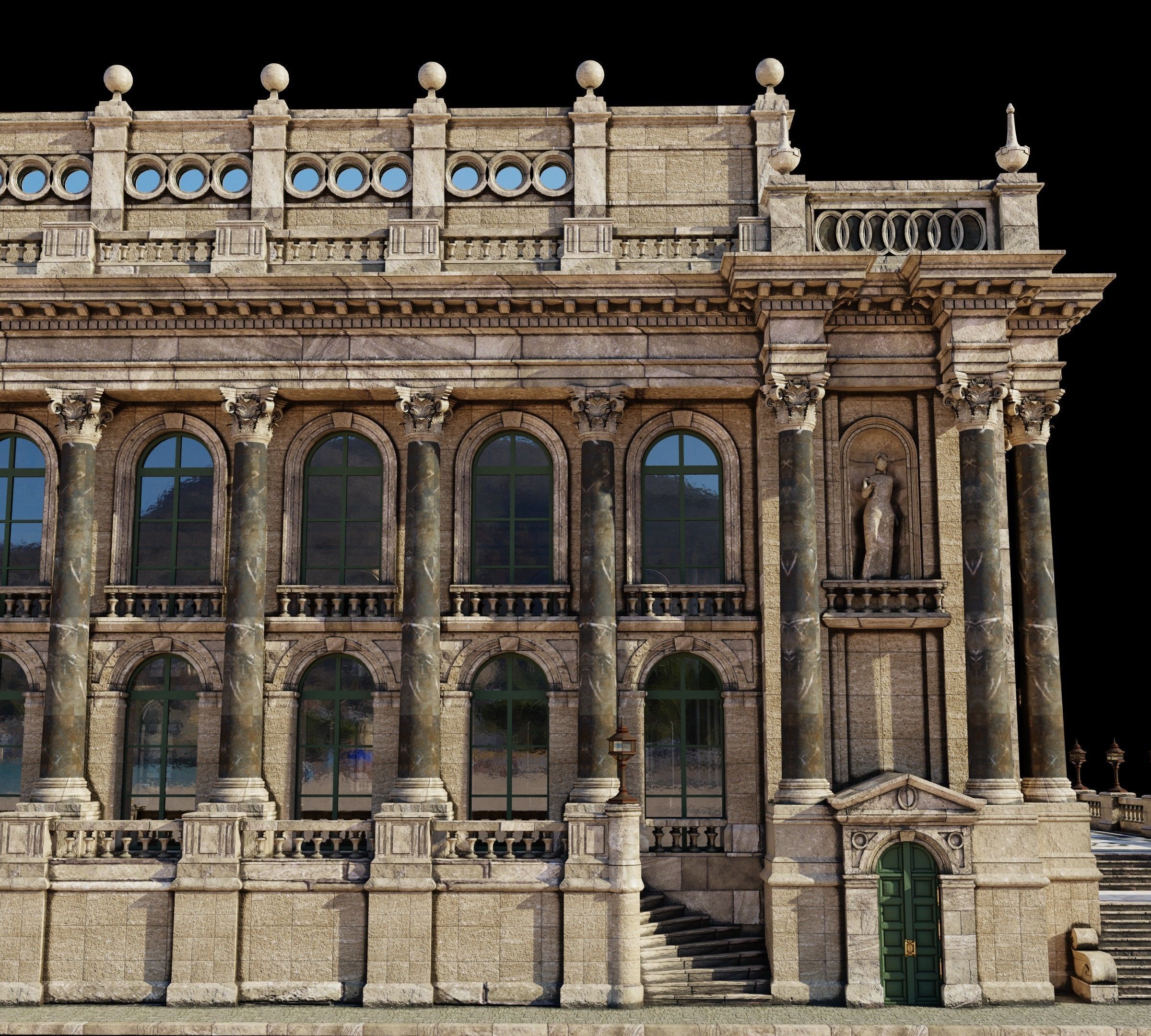 Historic Public Building 3D model_13