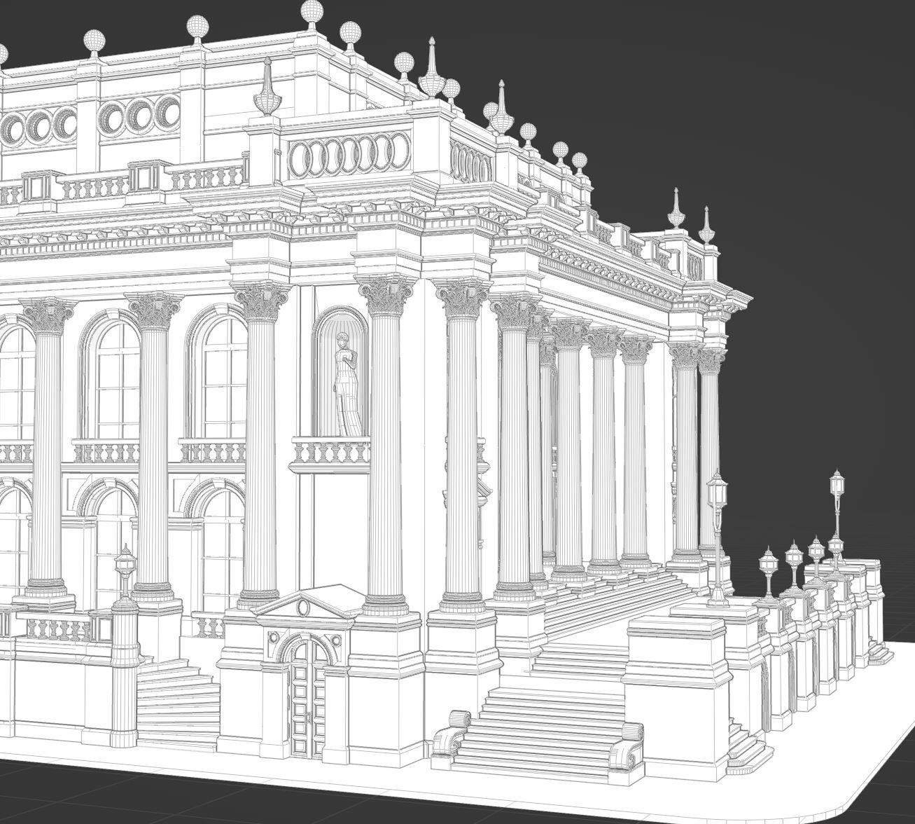 Historic Public Building 3D model_21