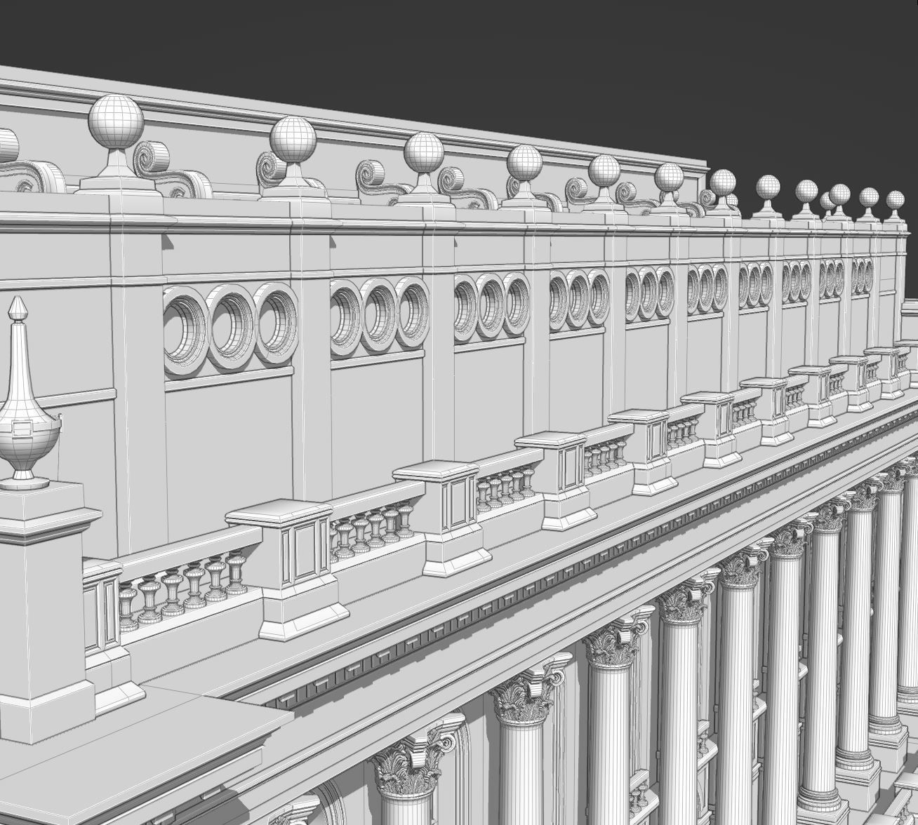 Historic Public Building 3D model_20
