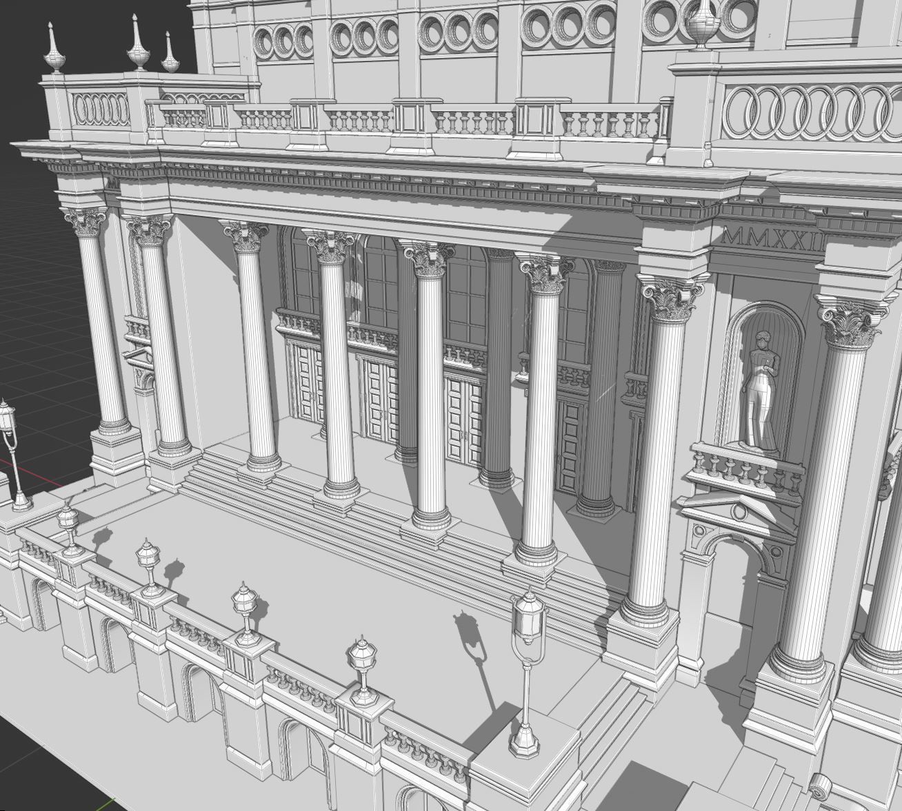 Historic Public Building 3D model_19