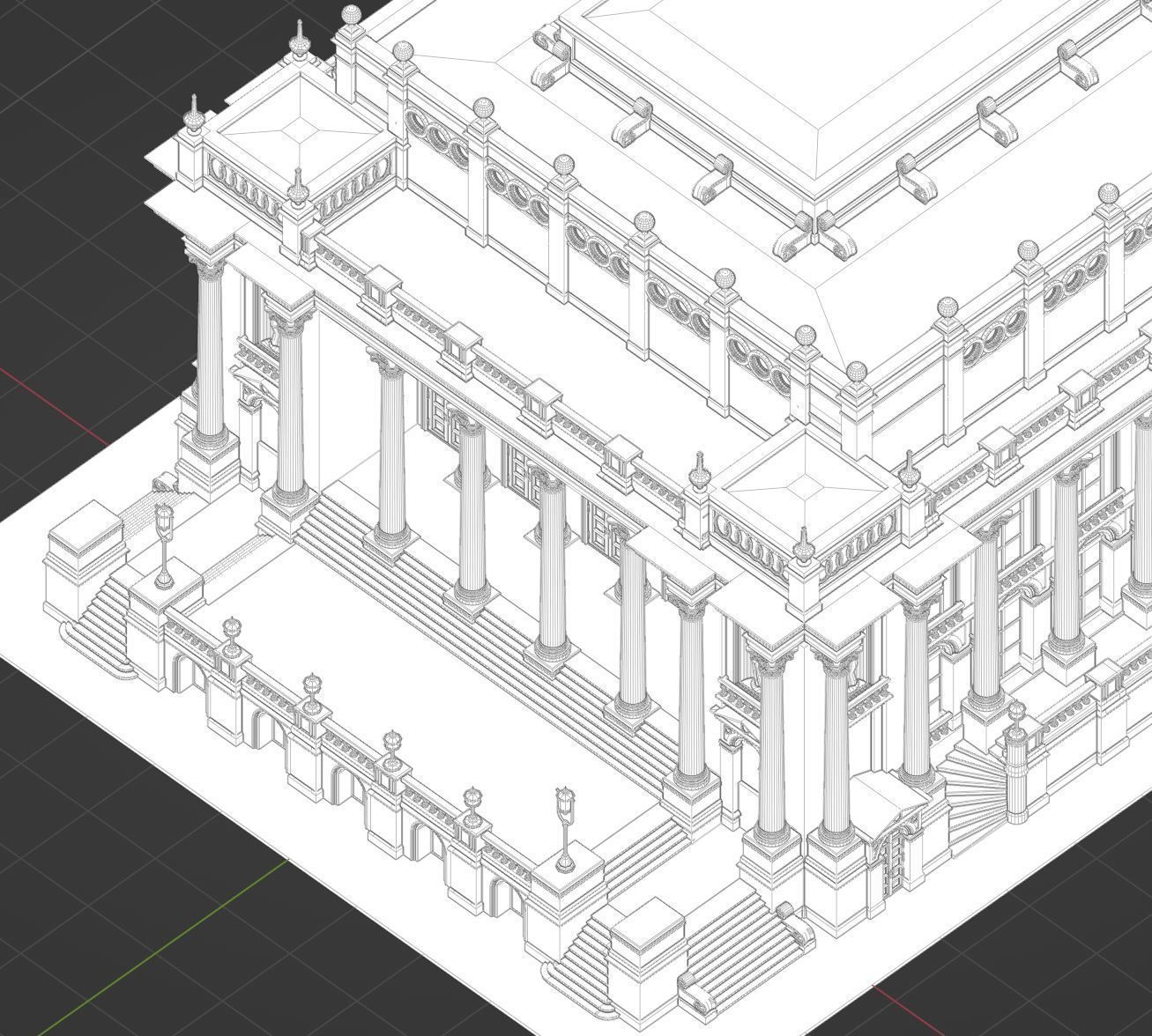 Historic Public Building 3D model_18