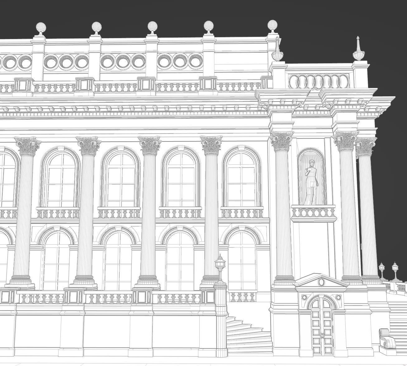Historic Public Building 3D model_14